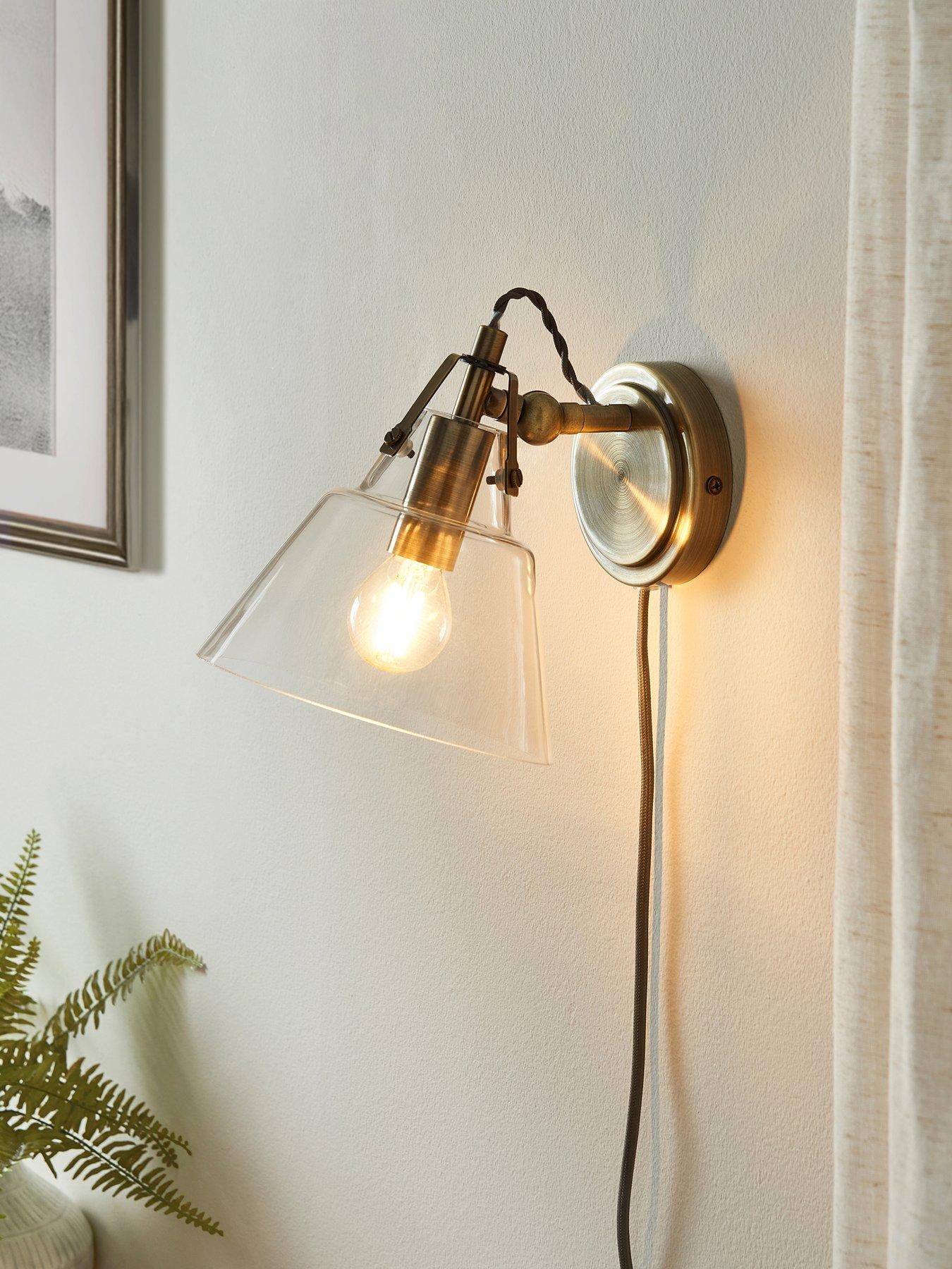 undefined Rushcombe Wall Light Plug In