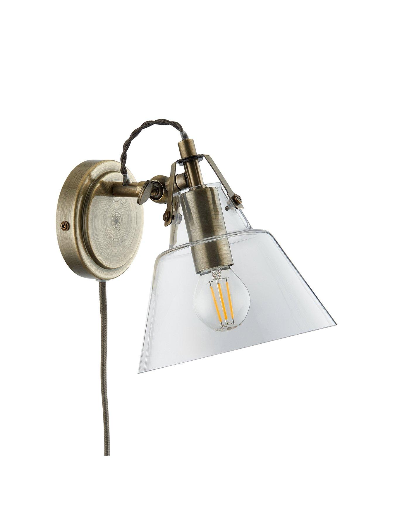 Image 2 of 6 of Very Home Rushcombe Wall Light Plug In