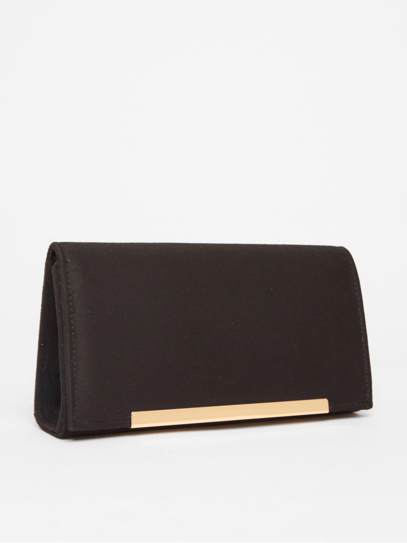 Image 2 of 4 of Quiz Black Long Clutch Bag
