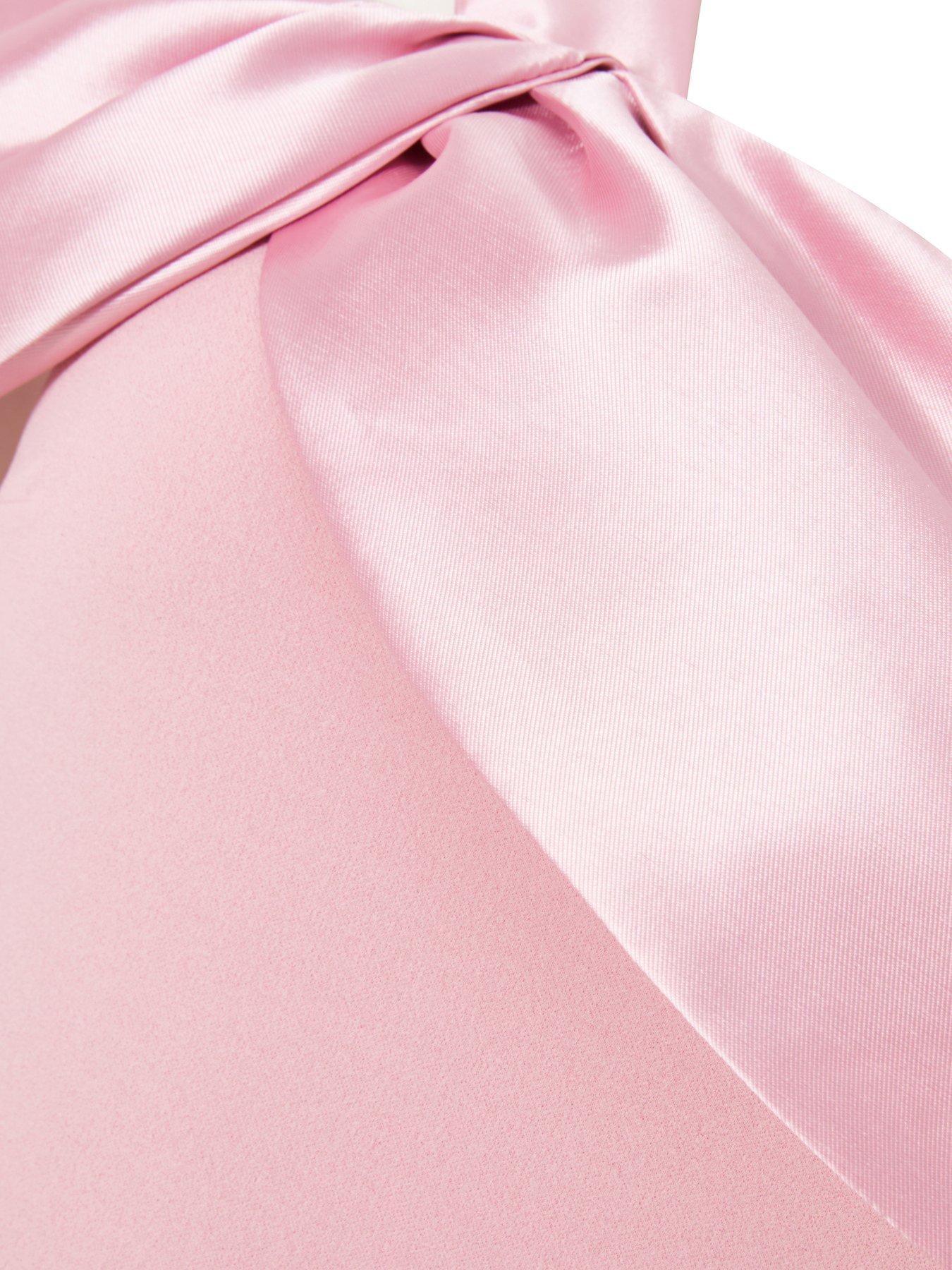  image of quiz-curve-blush-one-shoulder-maxi-dress