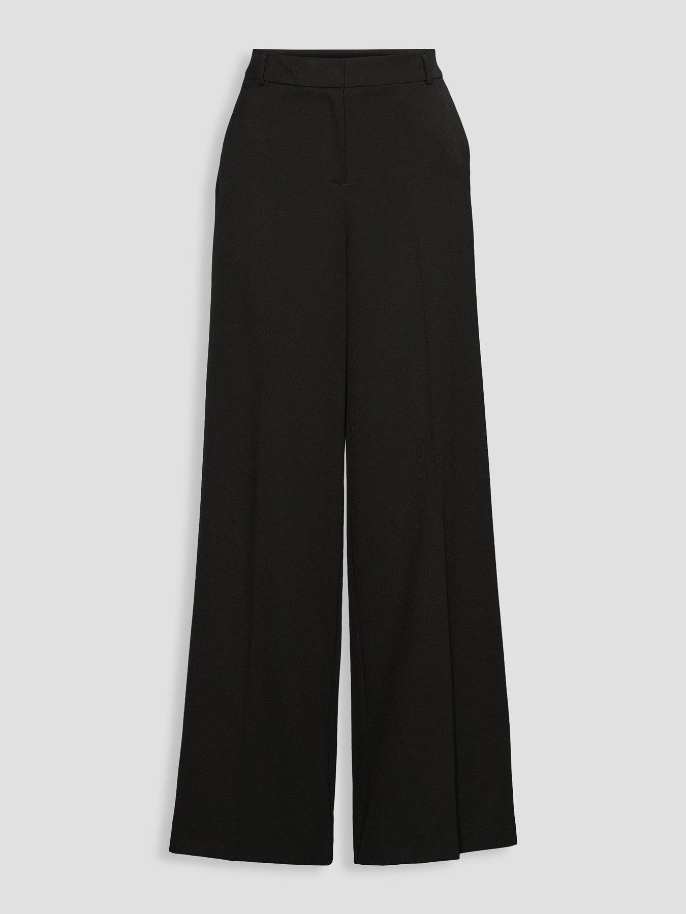 Image 7 of 7 of The Very Collection Womens Tall Wide Leg Stretch Trousers - Black