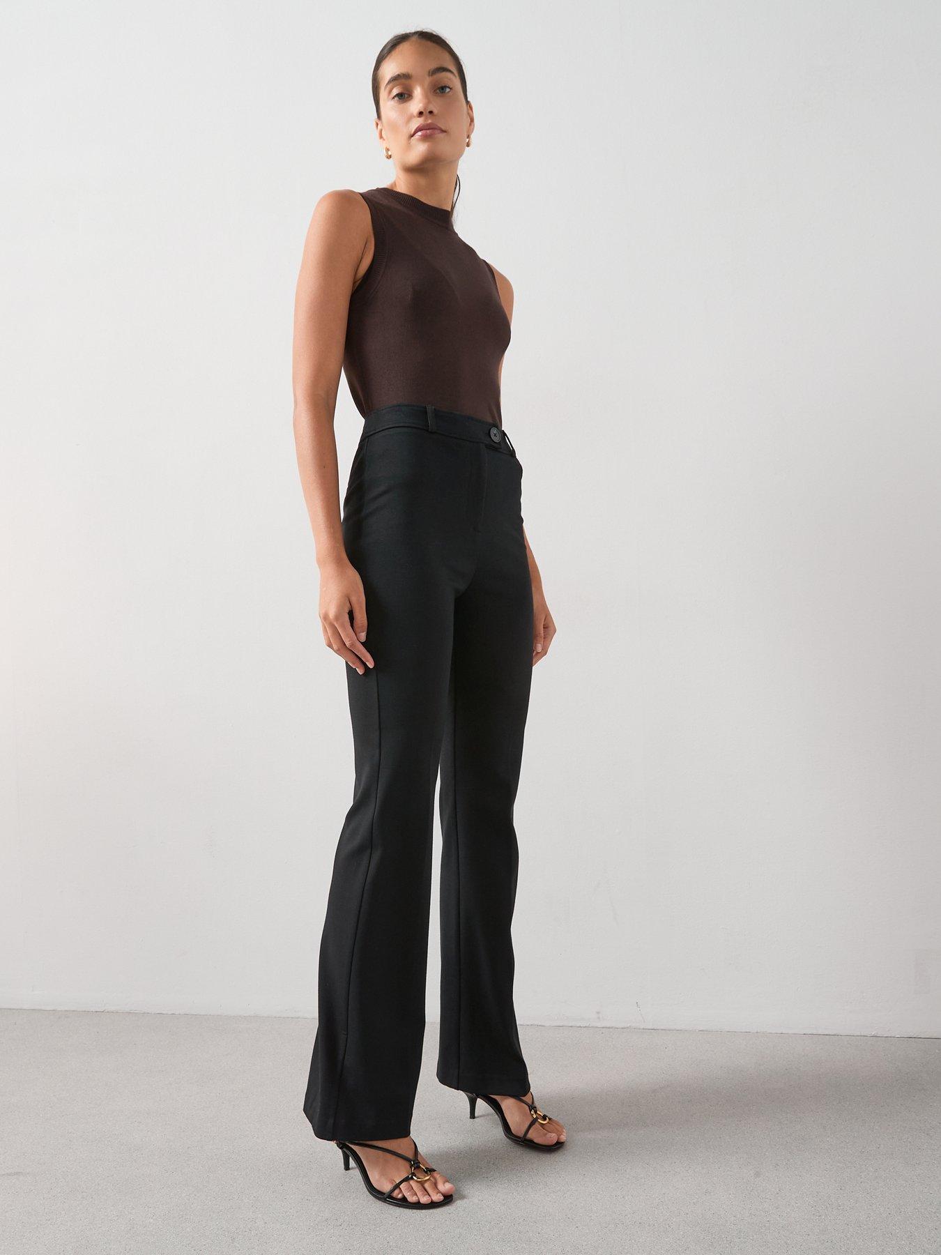 Image 6 of 6 of The Very Collection Ponte Bootcut Trouser - Black