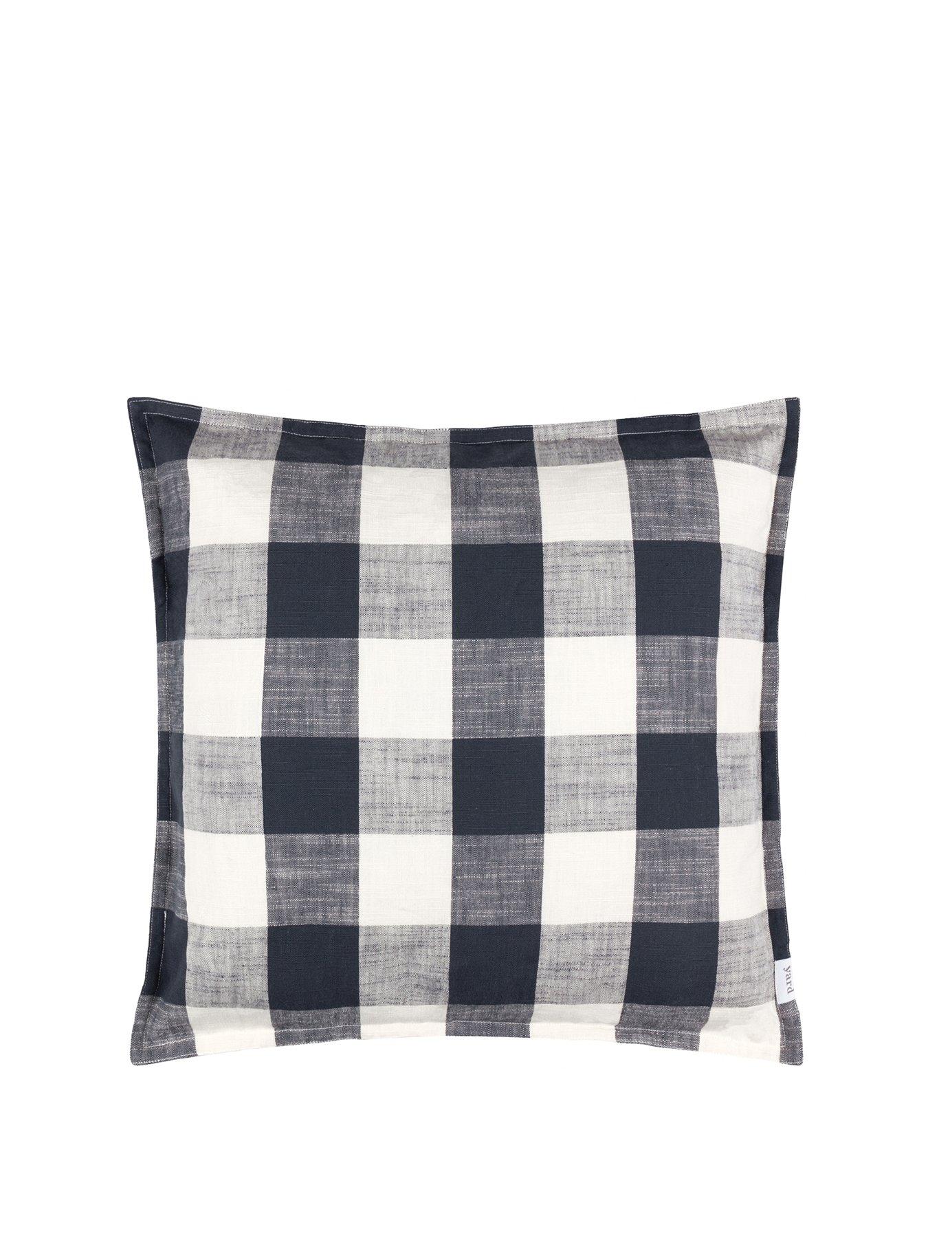  image of yard-chesil-check-outdoor-cushion-50-xnbsp50nbspcm