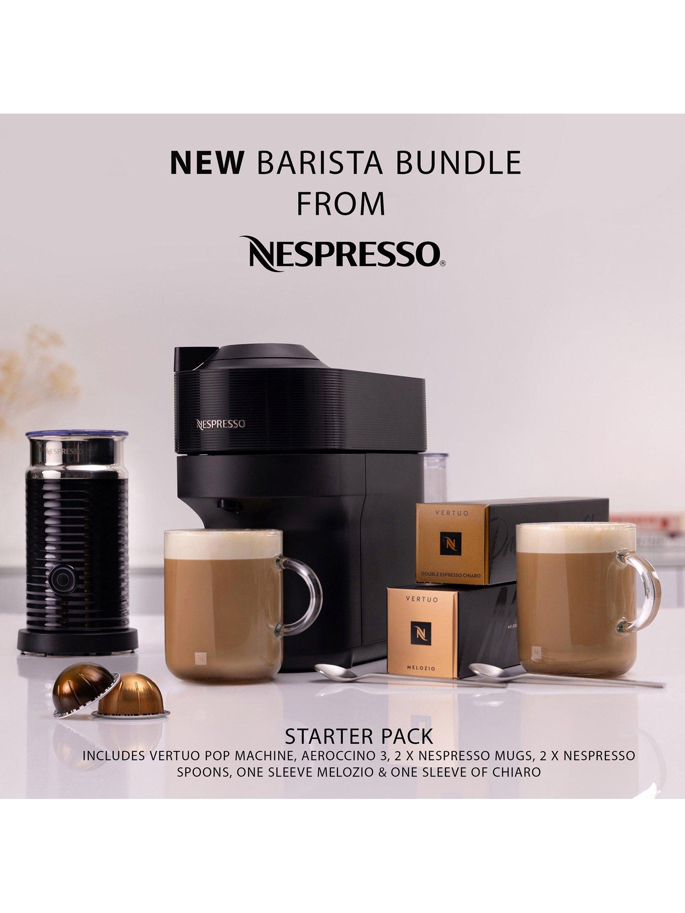 Image 3 of 8 of Nespresso Vertuo Pop Barista Bundle Black