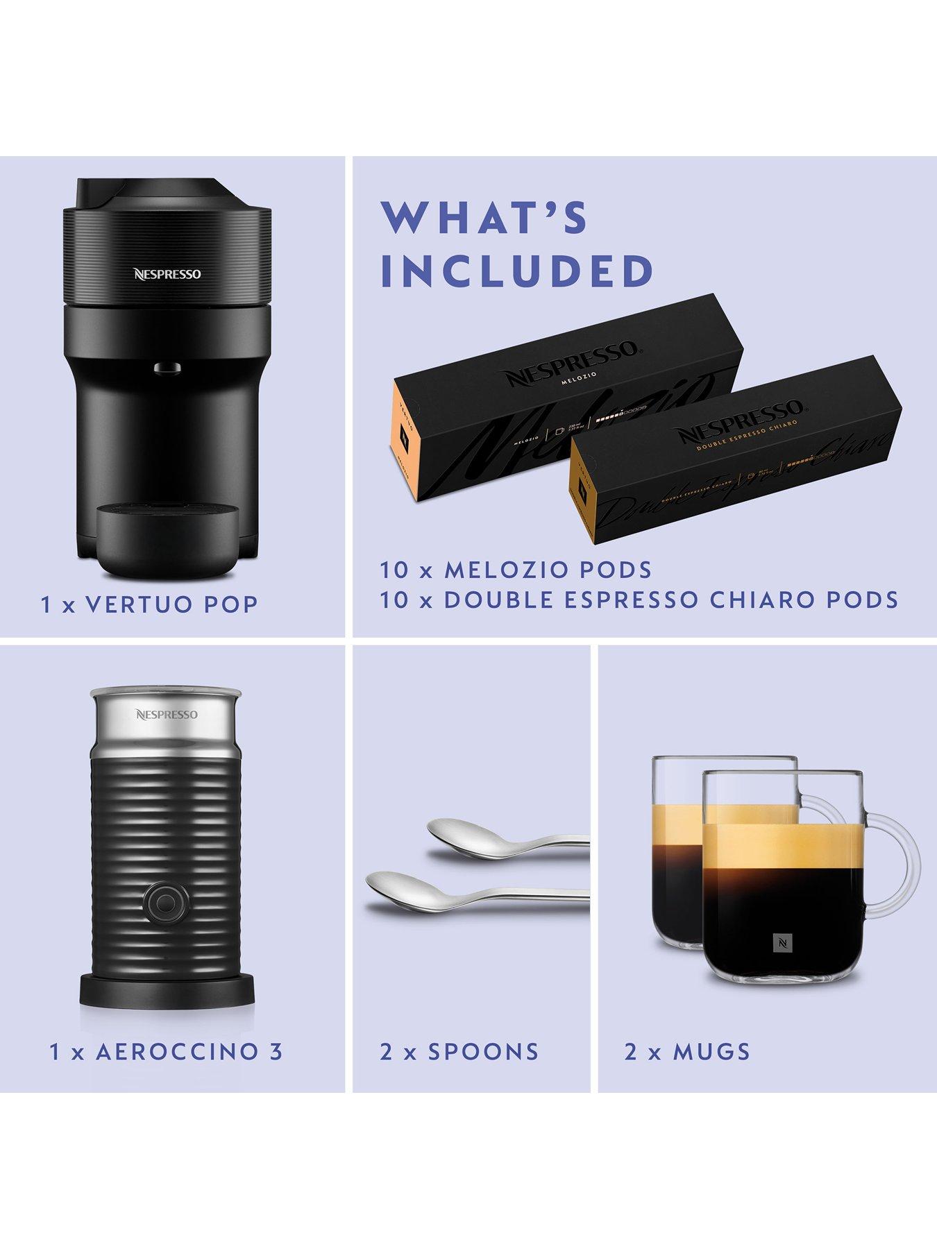 Image 4 of 8 of Nespresso Vertuo Pop Barista Bundle Black