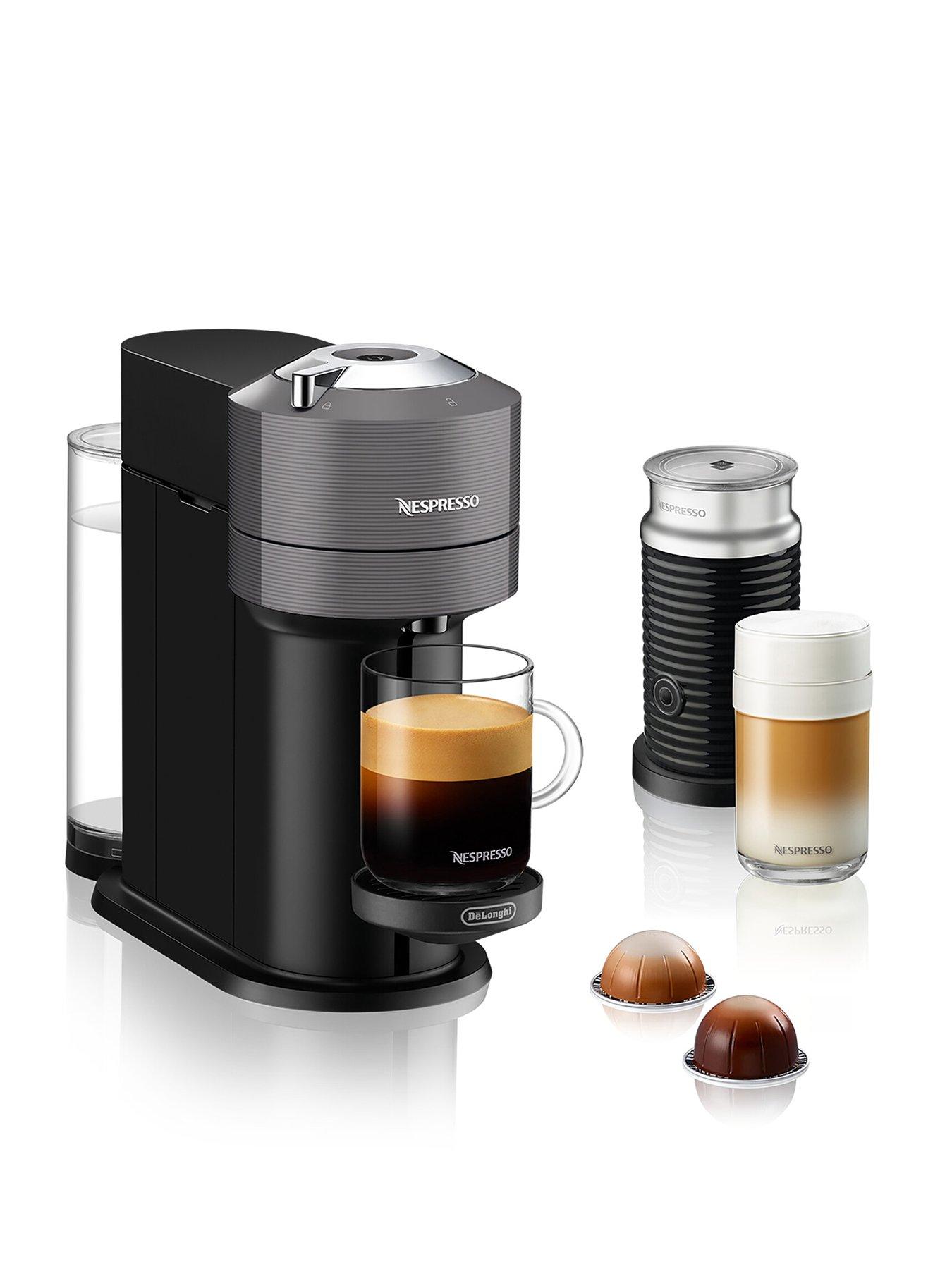 Nespresso Vertuo Next with Milk Frother, Dark Grey by DeLonghi