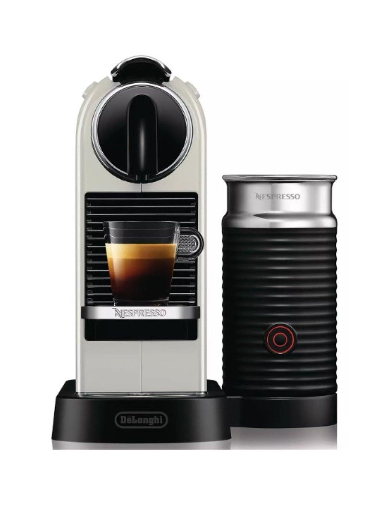  image of nespresso-citiz-coffee-machine-with-milk-frother-by-delonghi-ndash-white