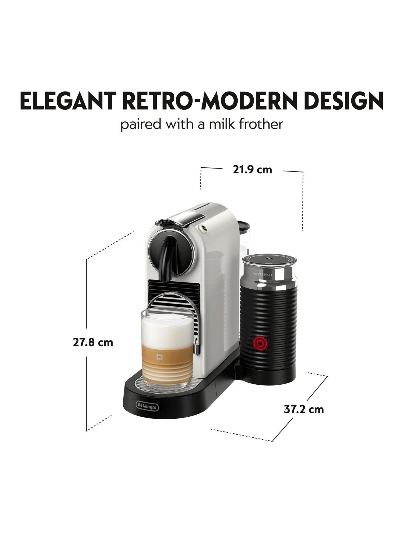  image of nespresso-citiz-coffee-machine-with-milk-frother-by-delonghi-ndash-white