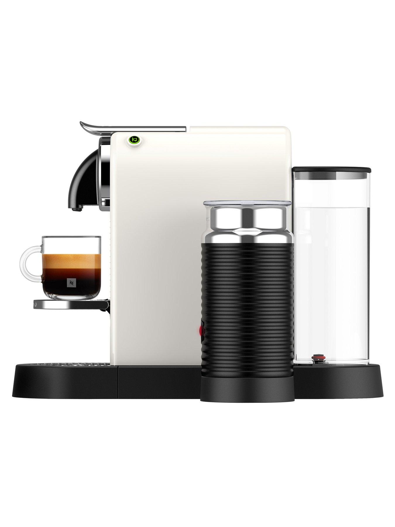  image of nespresso-citiz-coffee-machine-with-milk-frother-by-delonghi-ndash-white