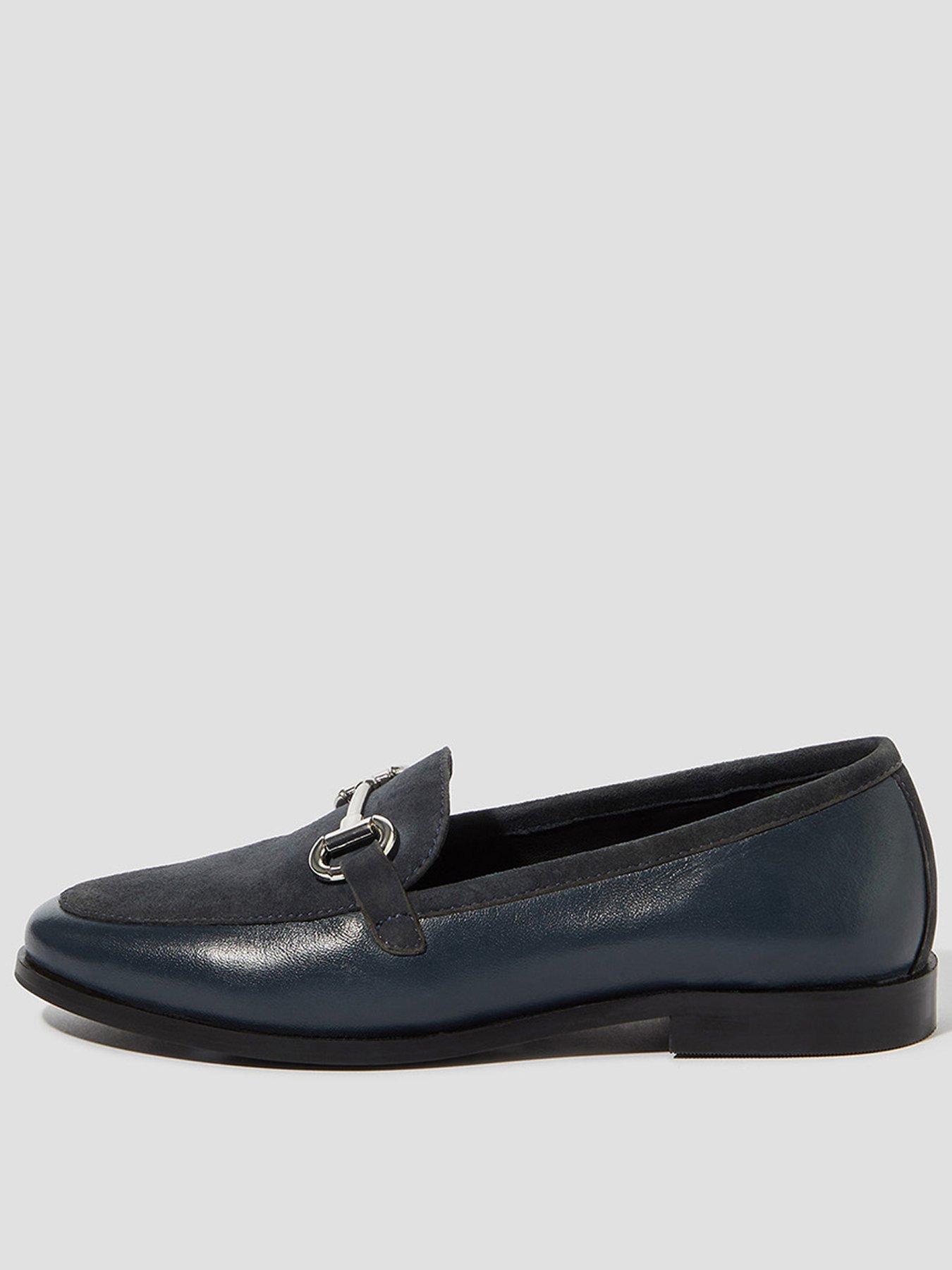 monsoon-leather-suede-loafer-navy