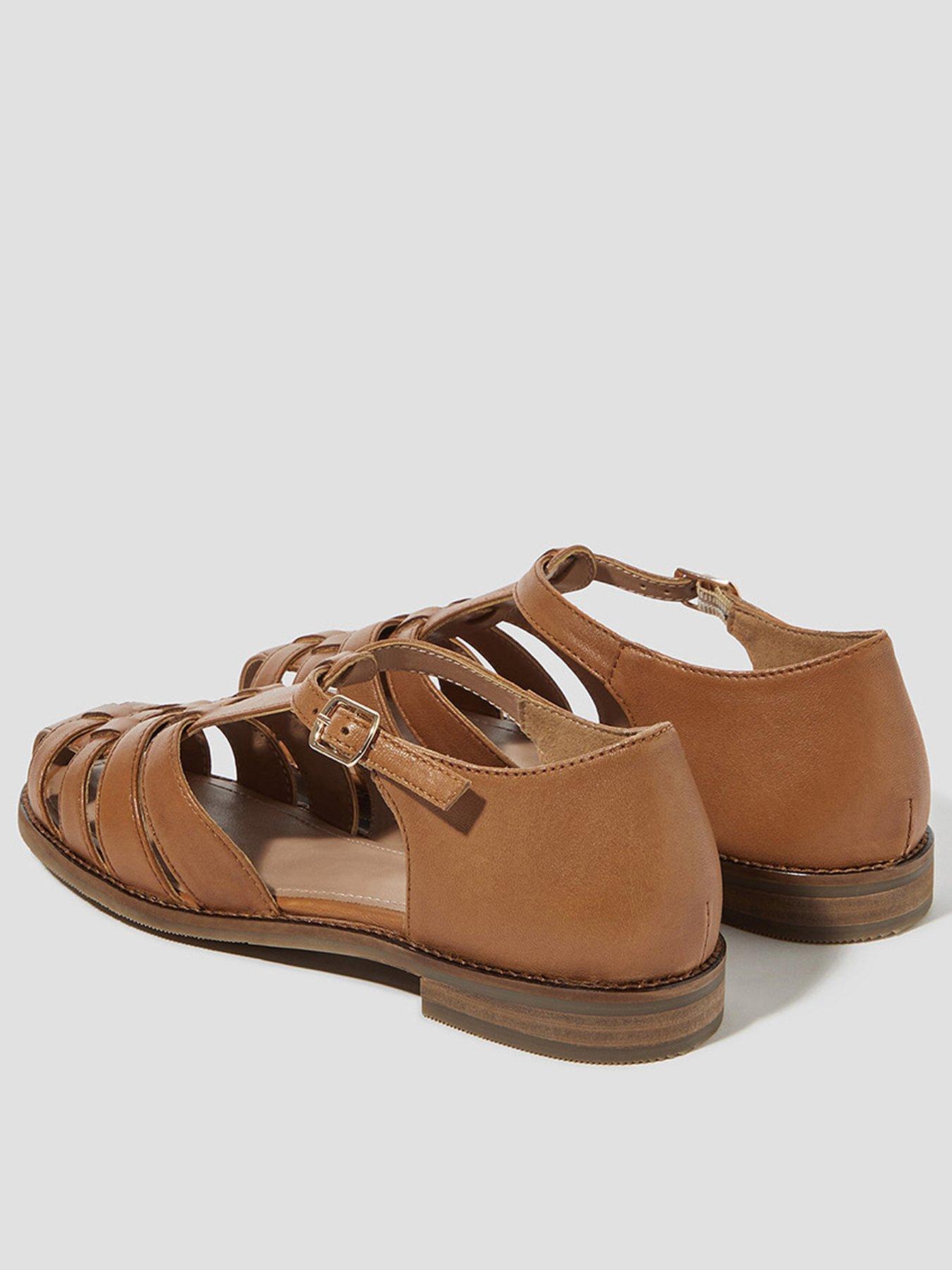 image of monsoon-brady-fisherman-sandal-brown
