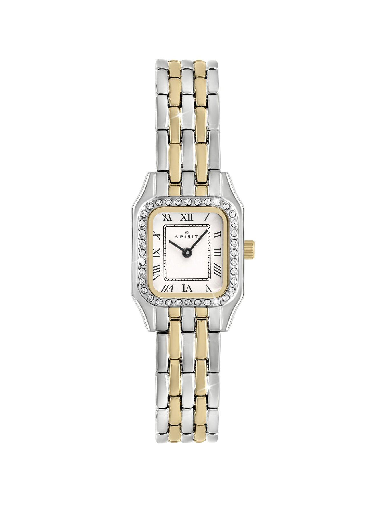 spirit-ladies-square-silver-amp-gold-plated-stone-set-bracelet-watch