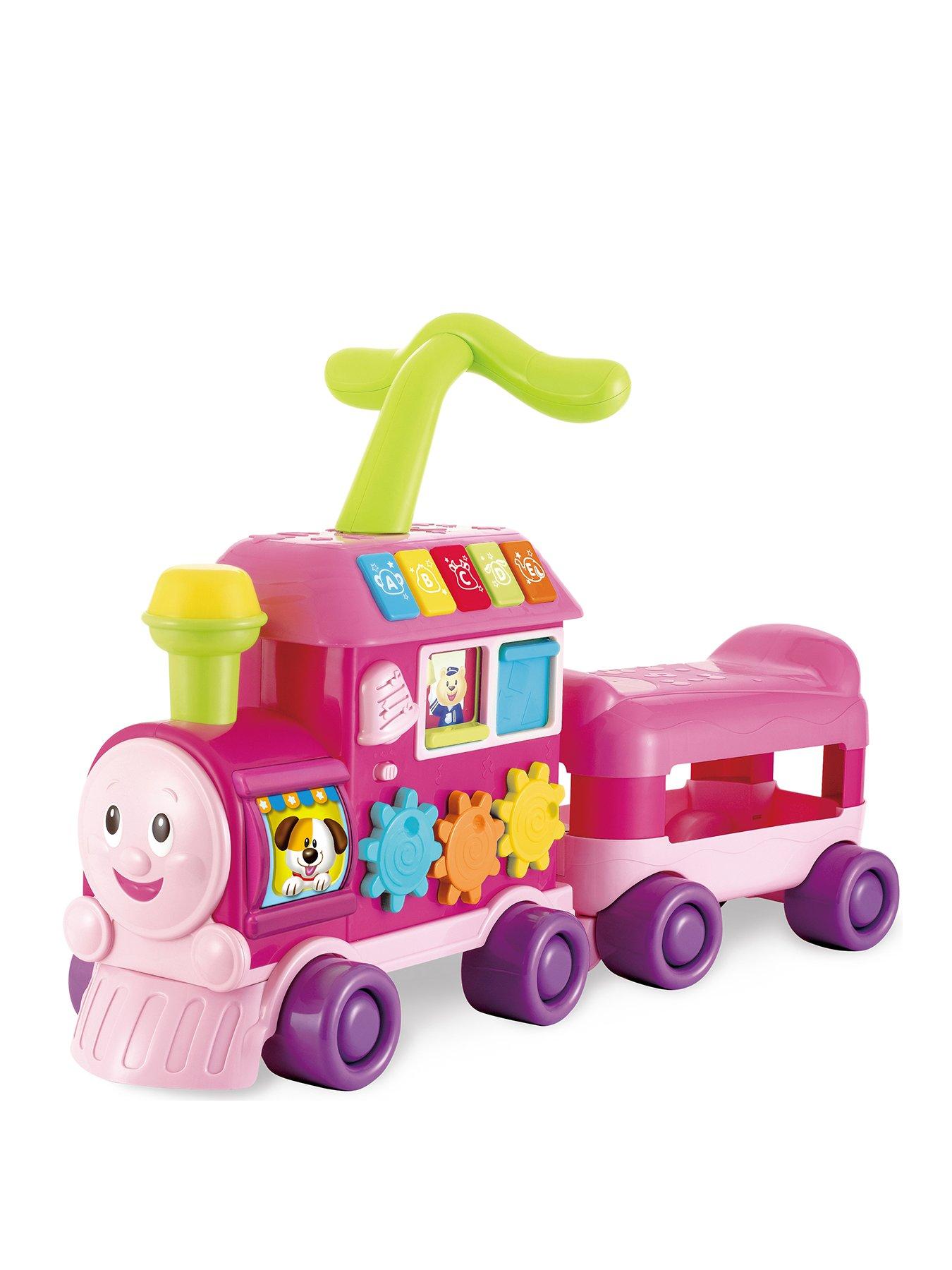 Walker Ride-On Learner Train - Pink
