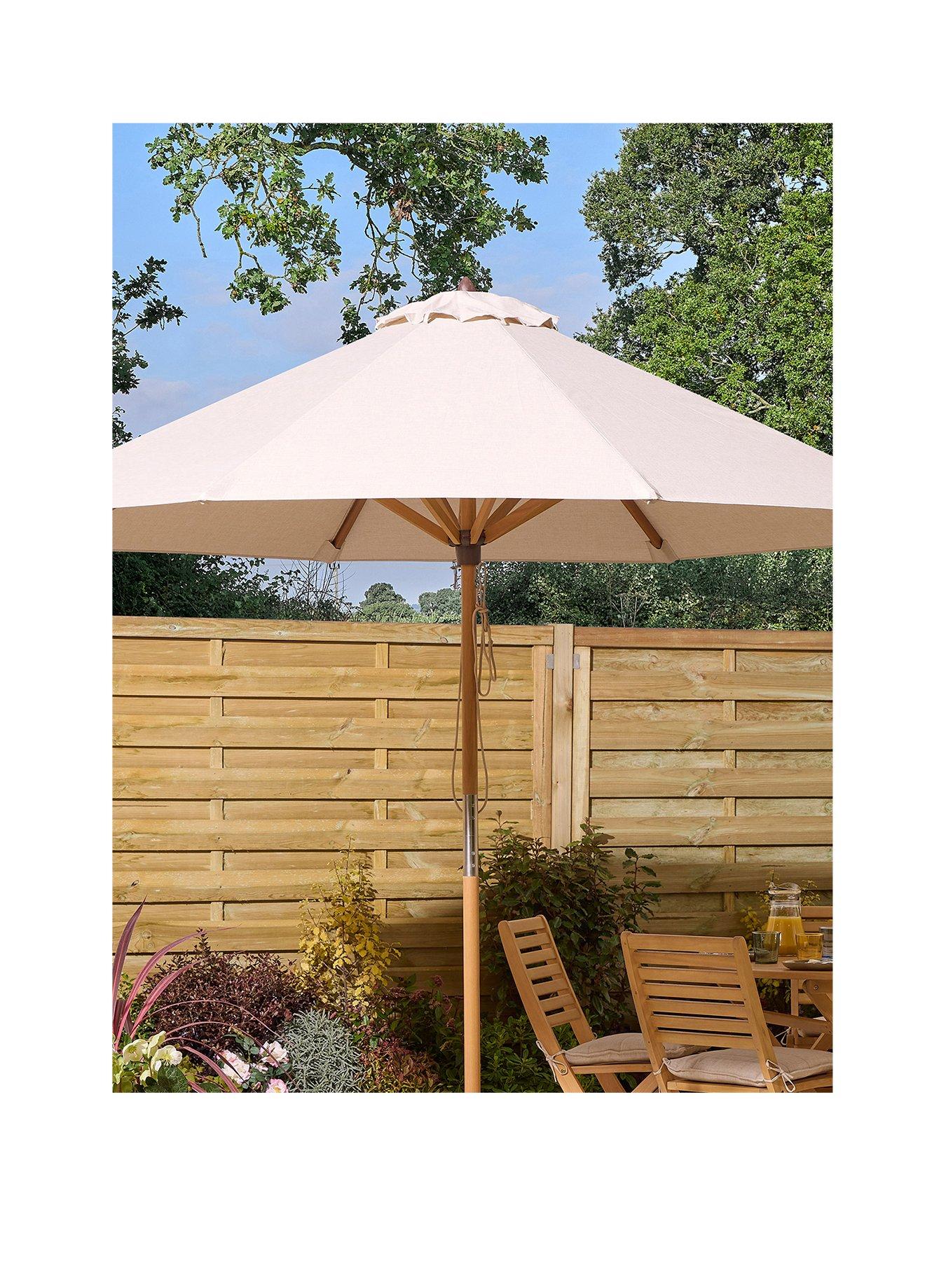  image of rowlinson-ashdown-wooden-parasol-22m