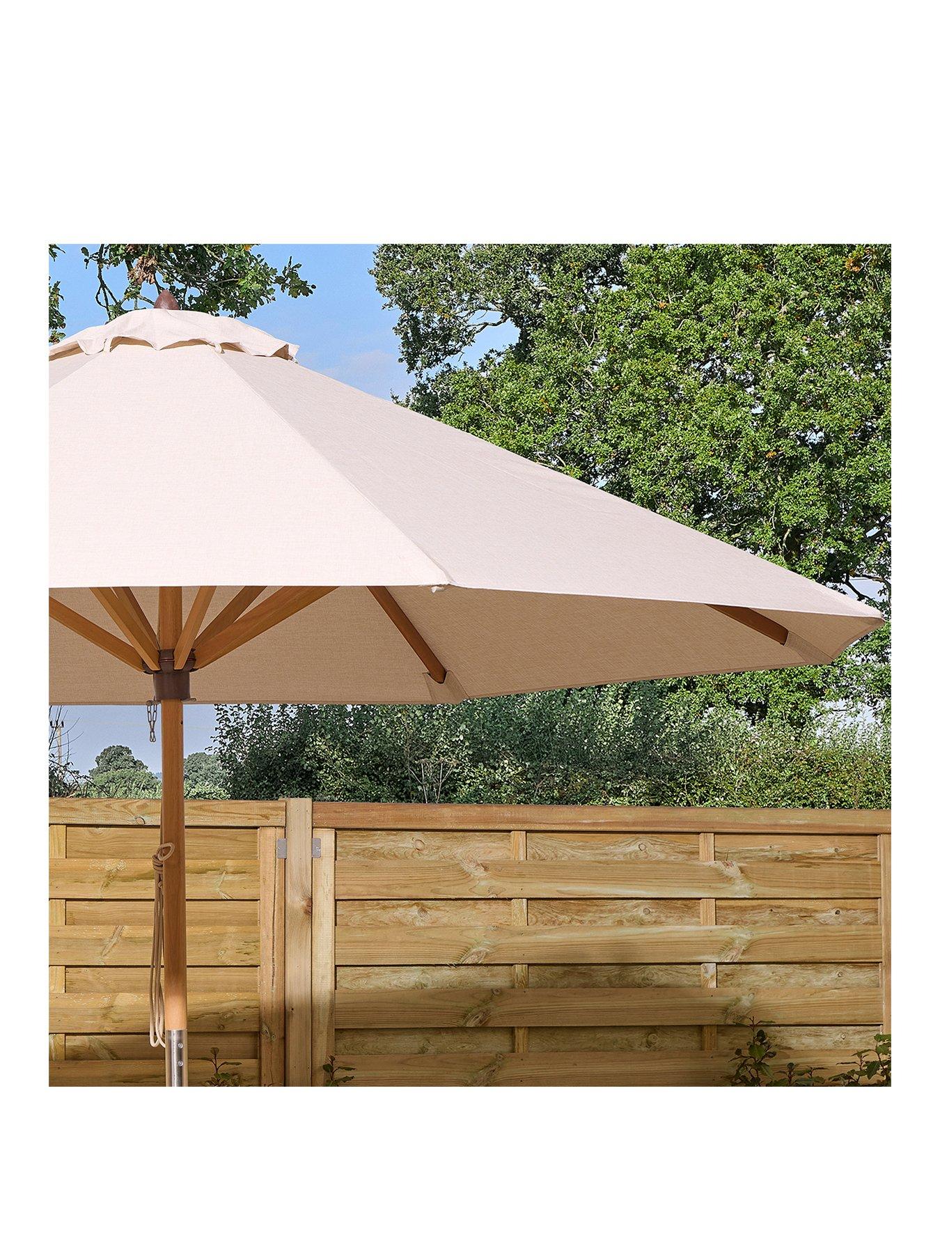  image of rowlinson-ashdown-wooden-parasol-22m