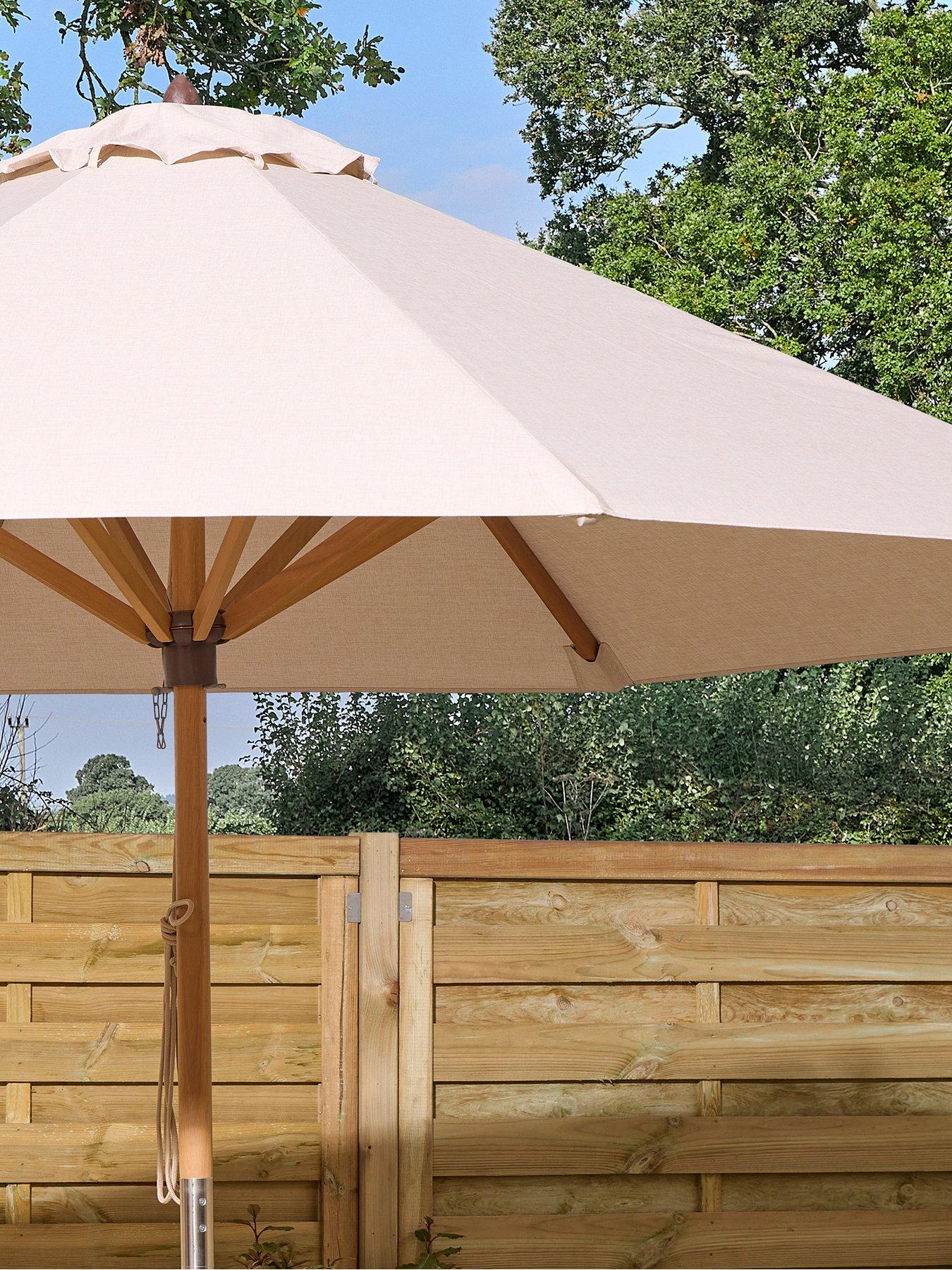  image of rowlinson-ashdown-wooden-parasol-27m