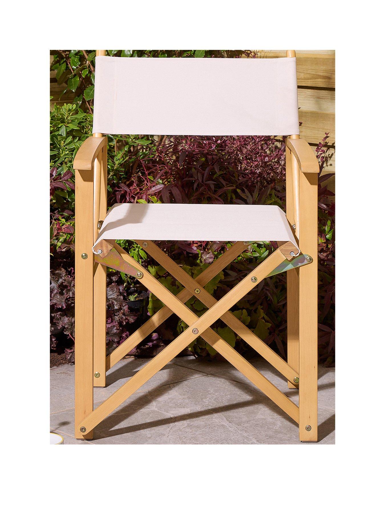 Image 2 of 6 of Rowlinson Ascot Folding Director's Chair Natural