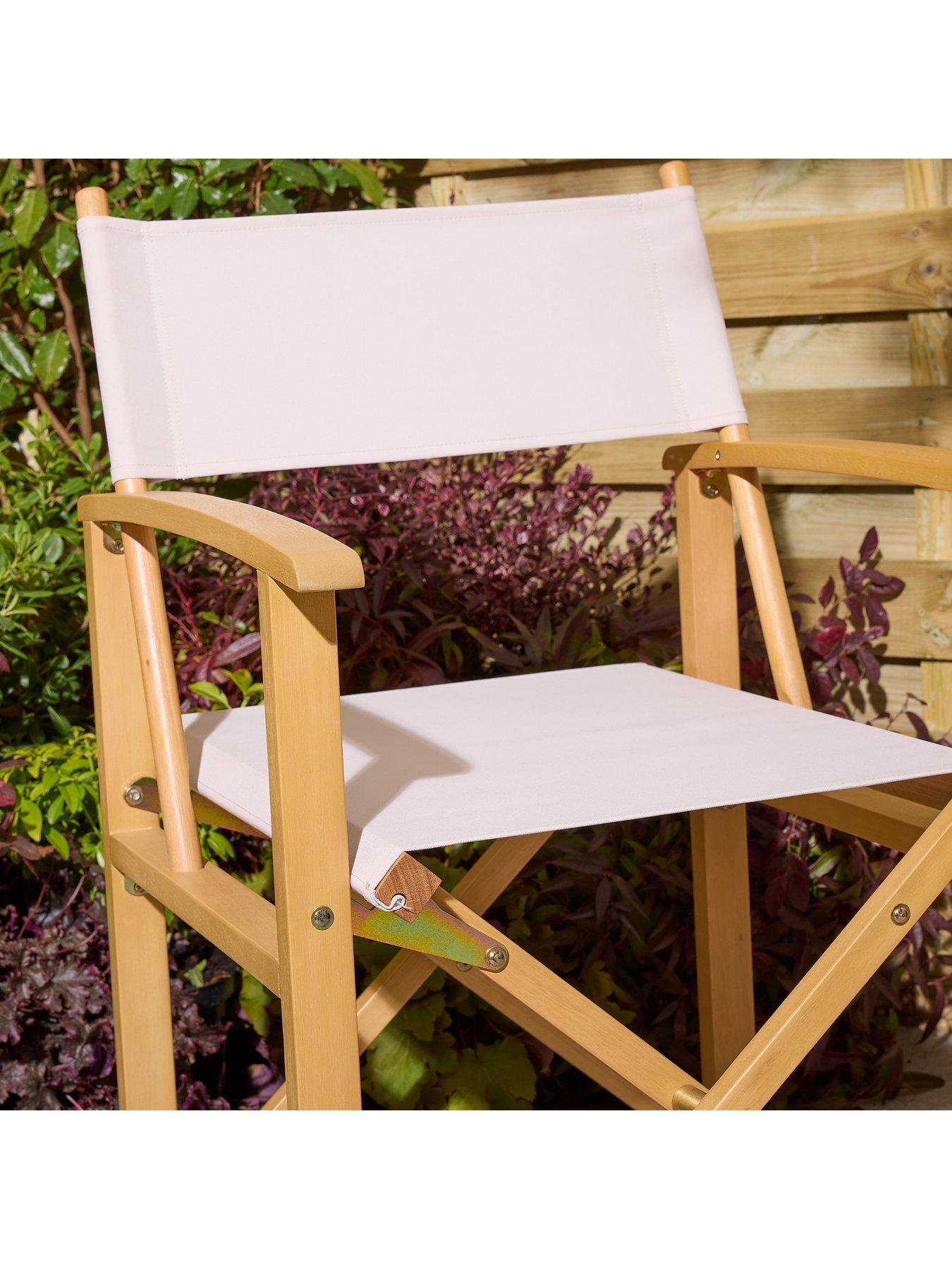 Image 5 of 6 of Rowlinson Ascot Folding Director's Chair Natural