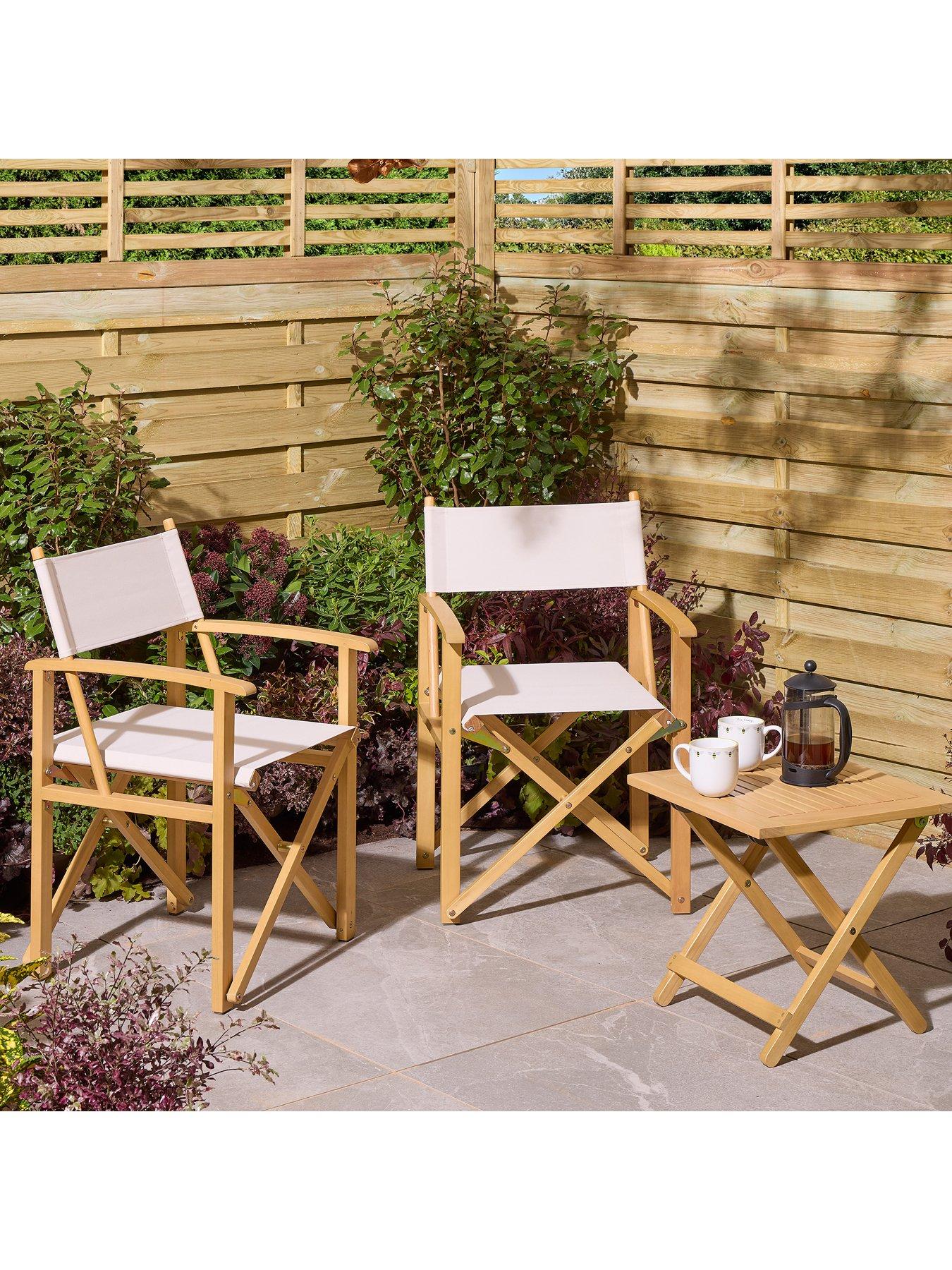 Image 6 of 6 of Rowlinson Ascot Folding Director's Chair Natural