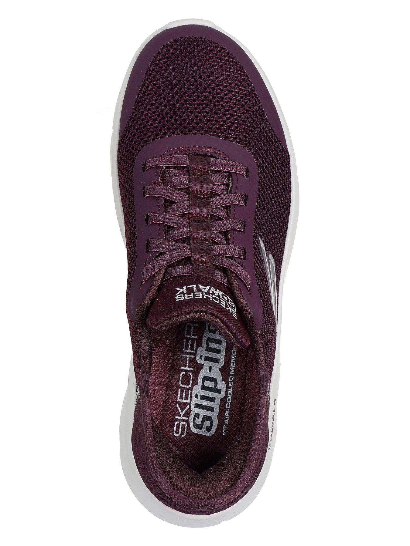 Image 3 of 5 of Skechers Go Walk Flex Grand Entry Slip-ins Trainer - Burgundy