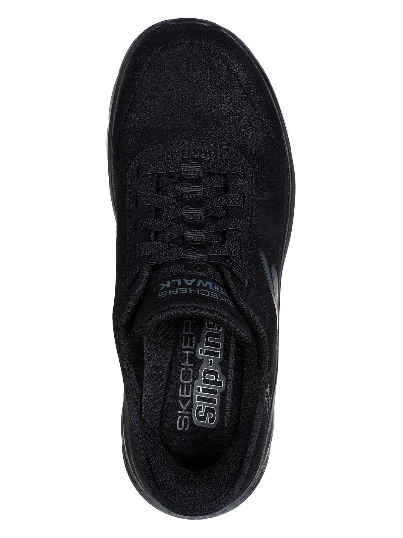 Image 3 of 5 of Skechers Go Walk Flex Mali Eather Slip-ins Trainer - Black