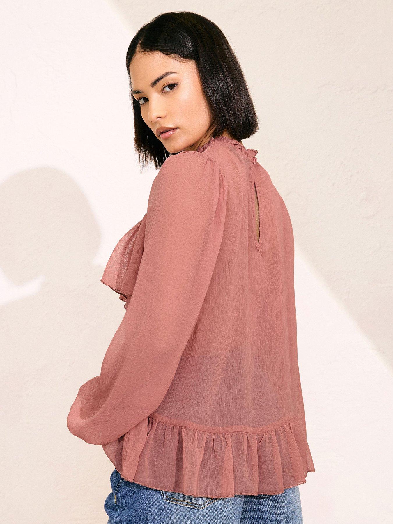  image of pixiegirl-petite-chiffon-frill-top