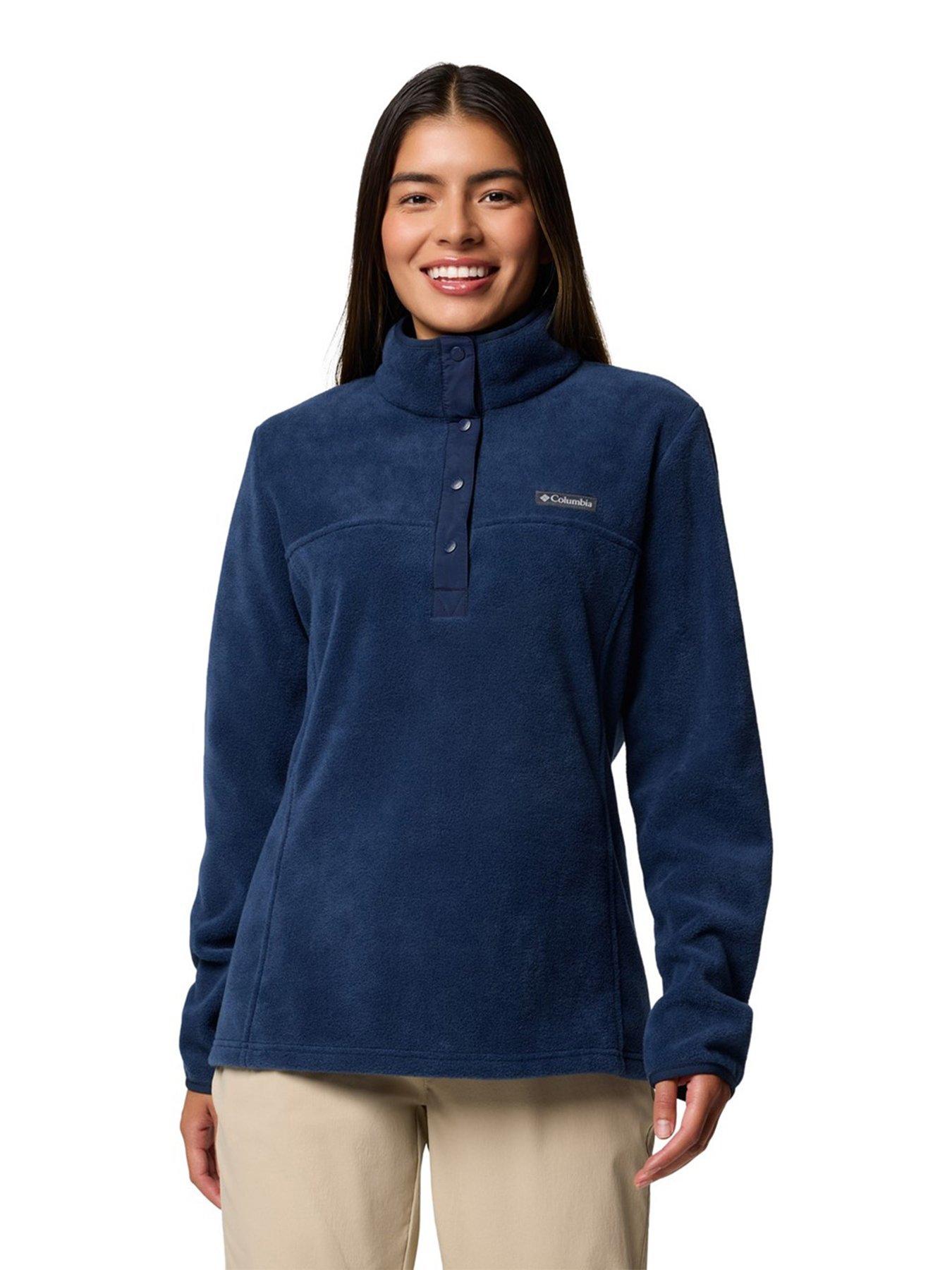 Image 3 of 4 of Columbia Womens Benton Springs 1/2 Snap Pull Over Fleece - Blue