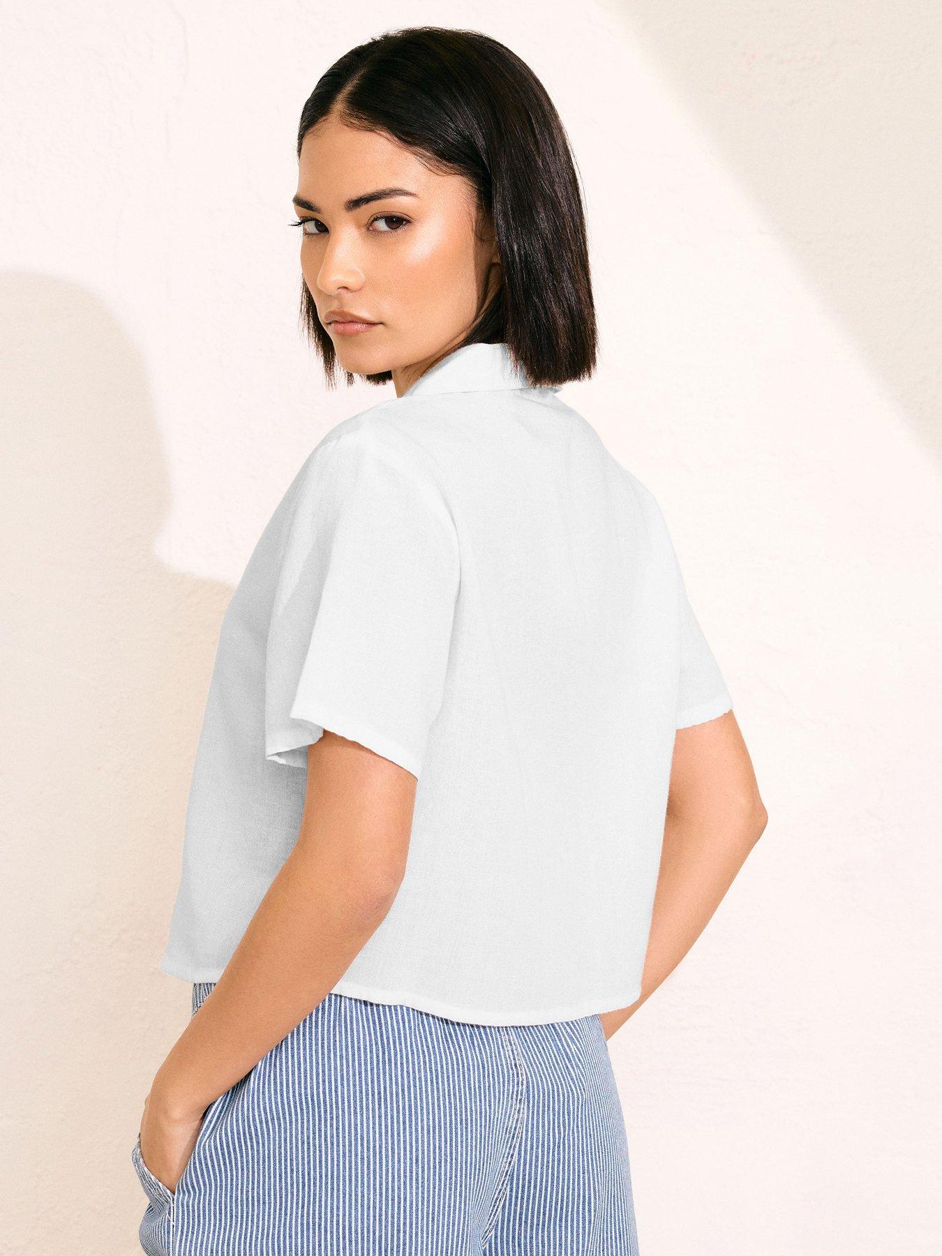  image of pixiegirl-petite-short-sleeve-crop-shirt