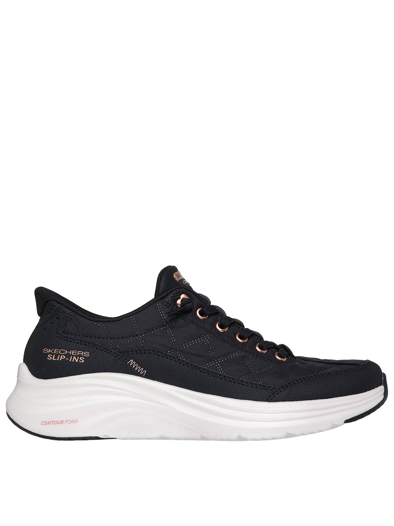 undefined Contour Foam Golden Hour Cozy Fit Bungee Lace Slip-ins Trainer - Black