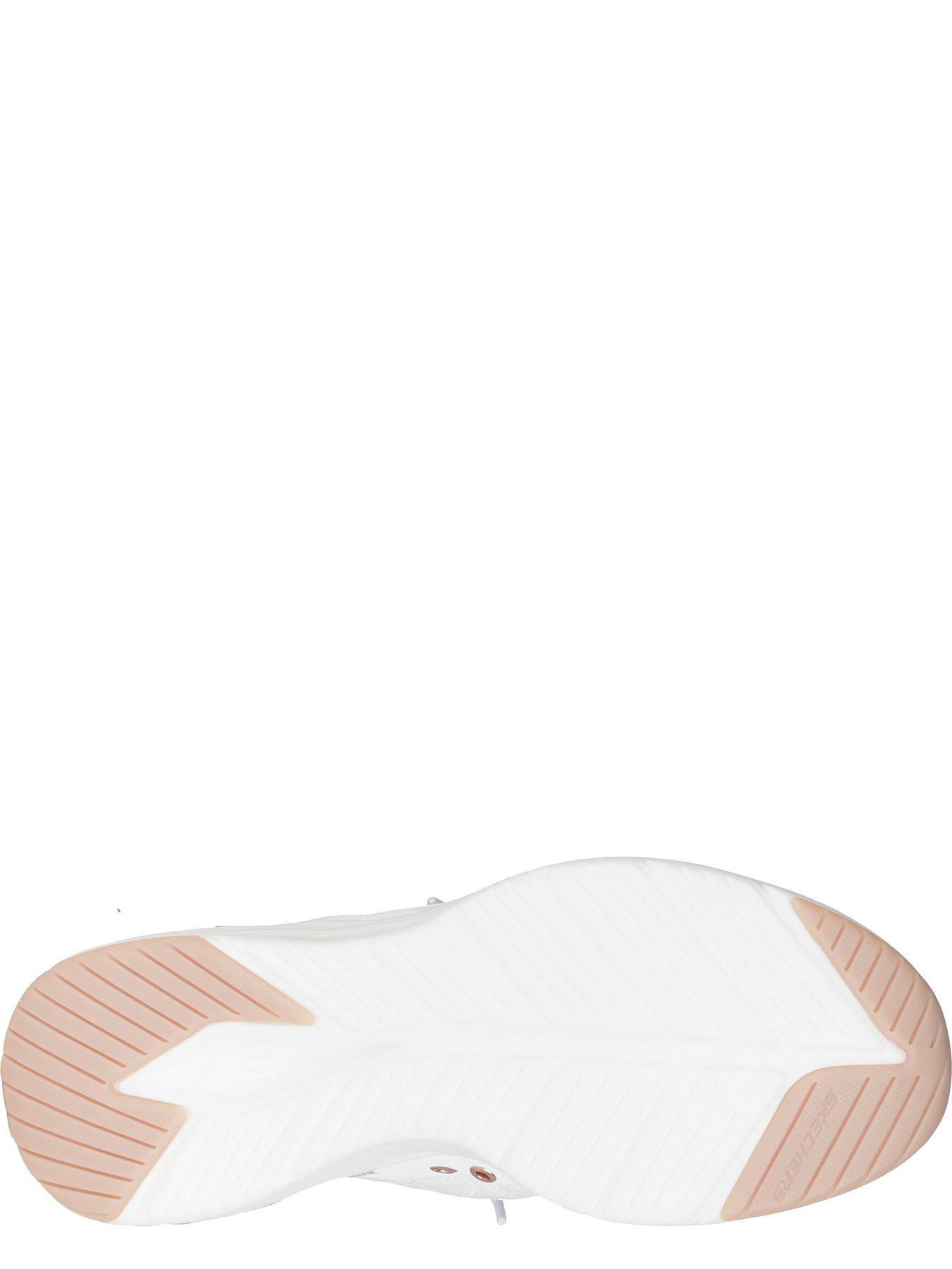 Image 4 of 5 of Skechers Contour Foam Golden Hour Cozy Fit Bungee Lace Slip-ins Trainer - White
