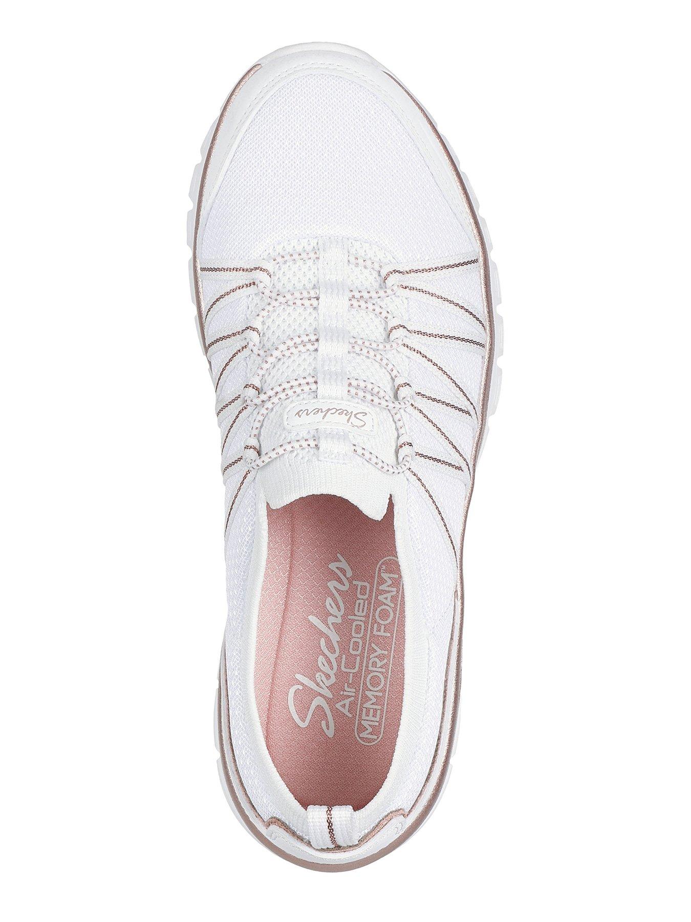 Image 3 of 5 of Skechers Graceful Purecrush Bungee Lace Trainers - White
