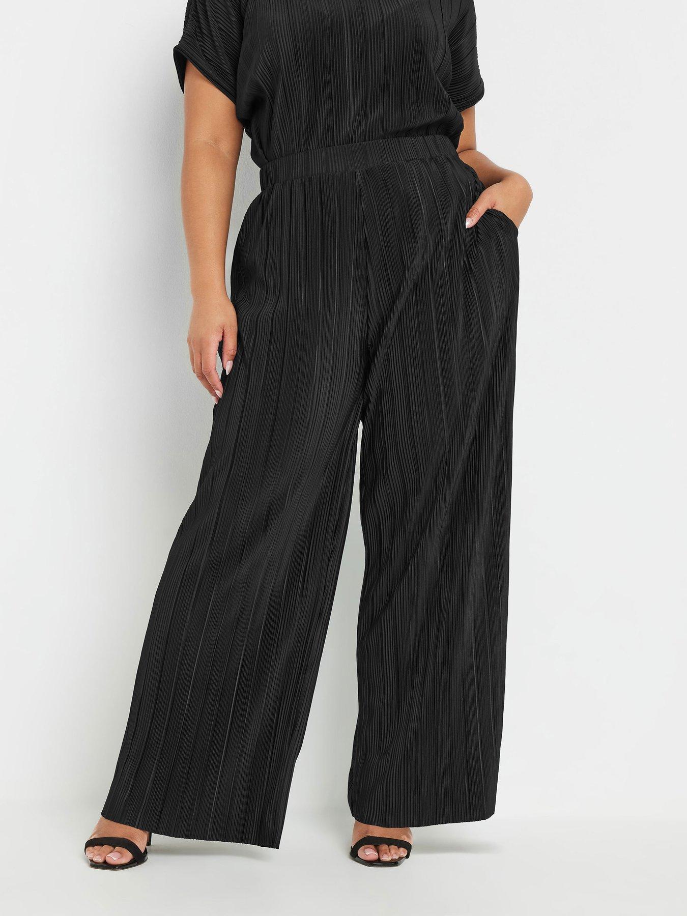 undefined Curve Plisse Trouser Co-Ord