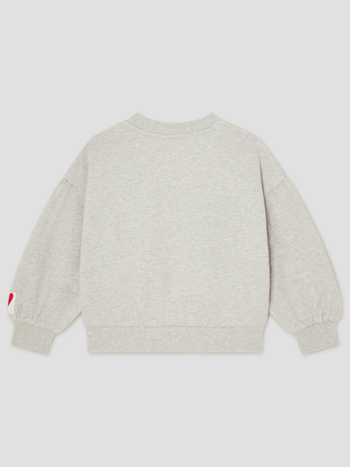 image of monsoon-girls-self-love-graphic-sweatshirt-grey