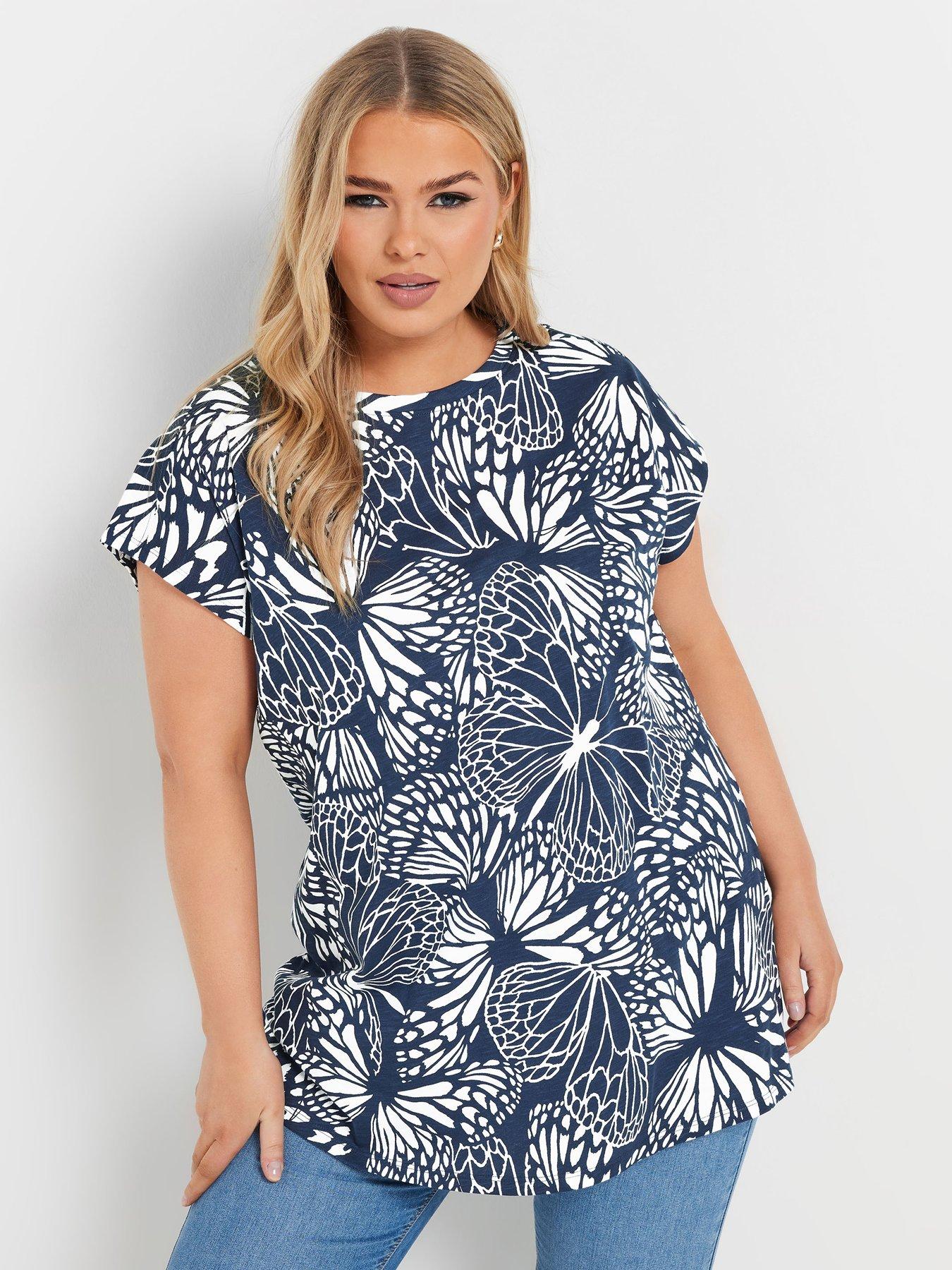 undefined Curve Grown On Slub T-Shirt - Blue