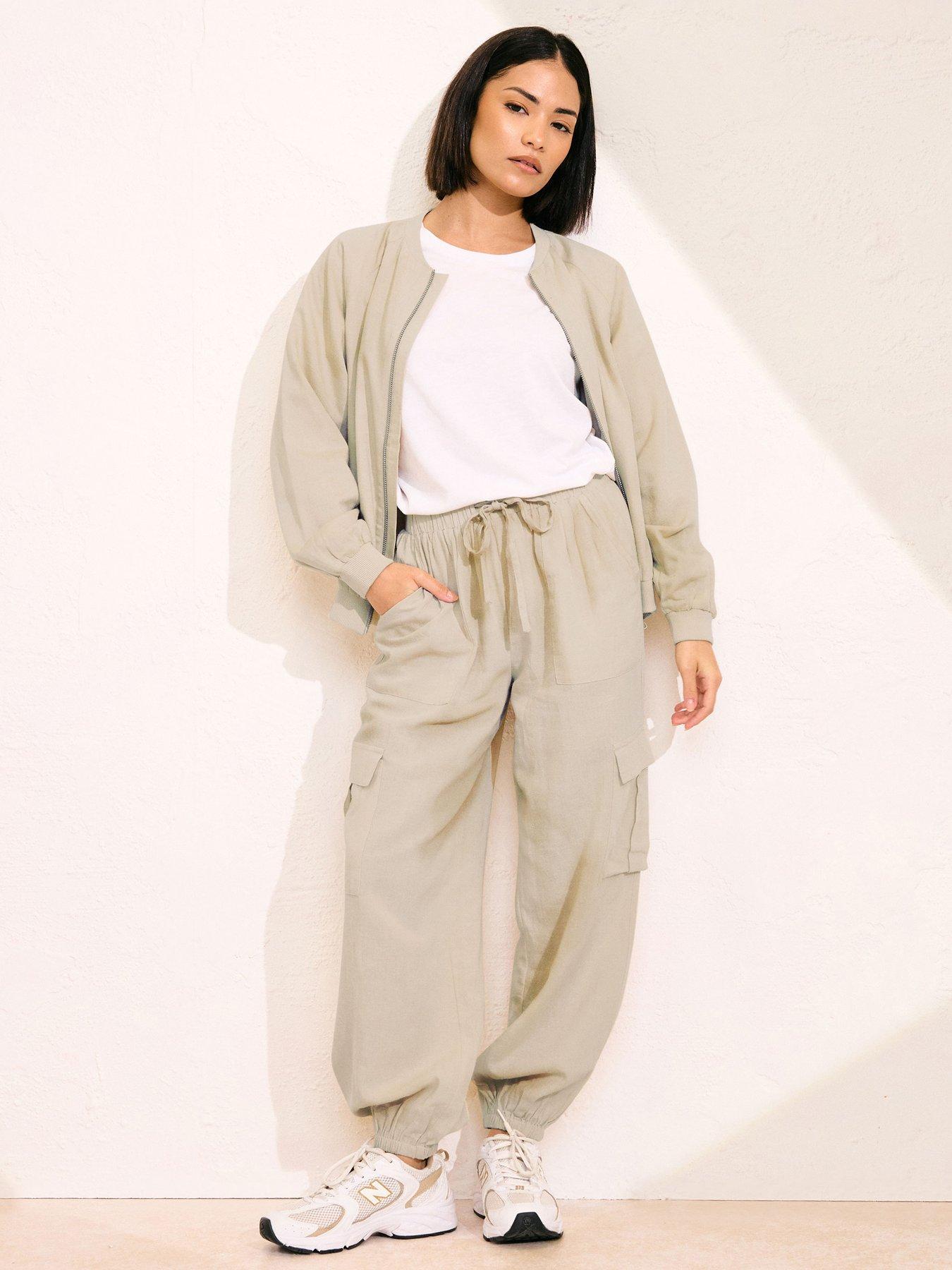  image of pixiegirl-petite-cuffed-cargo-trouser