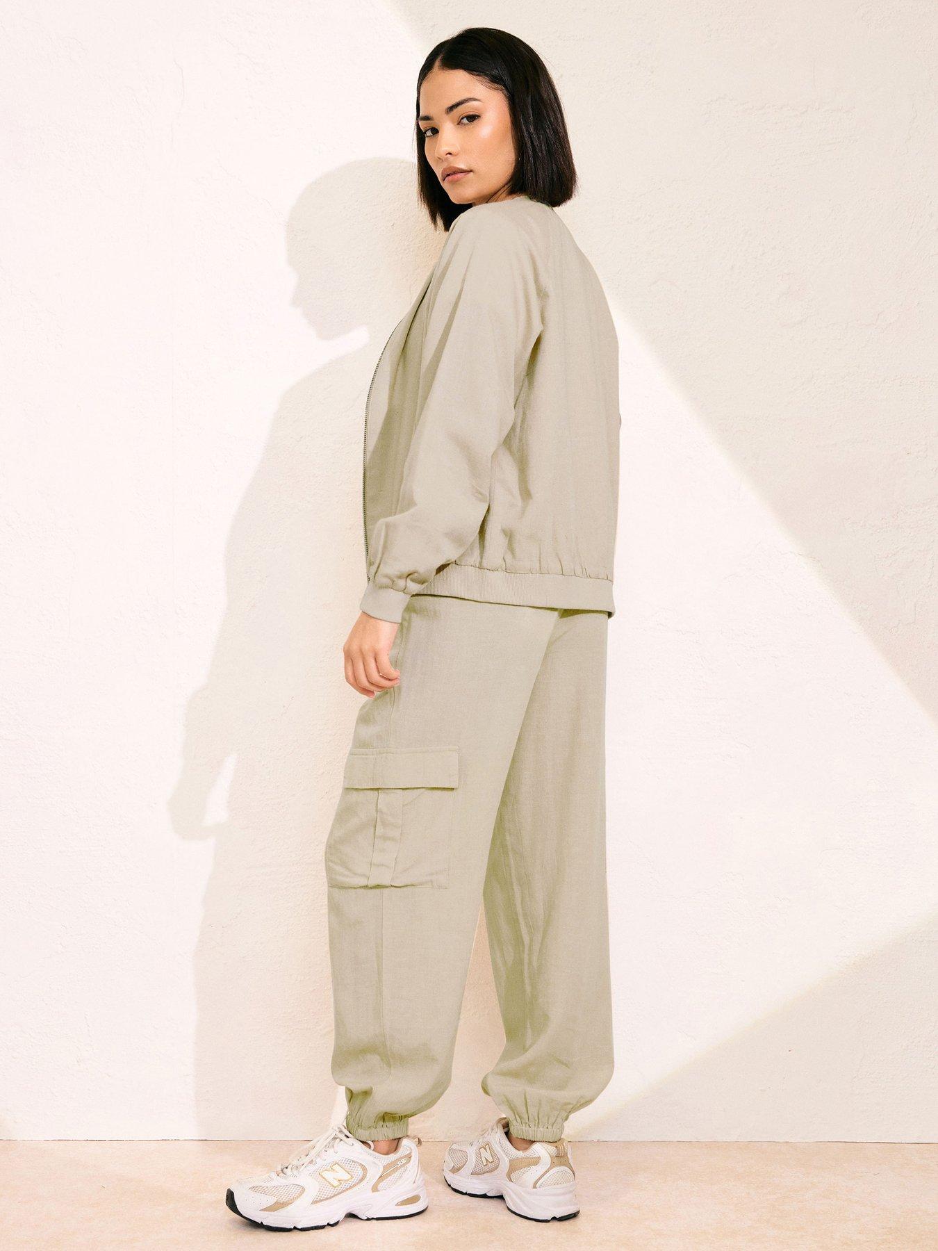  image of pixiegirl-petite-cuffed-cargo-trouser