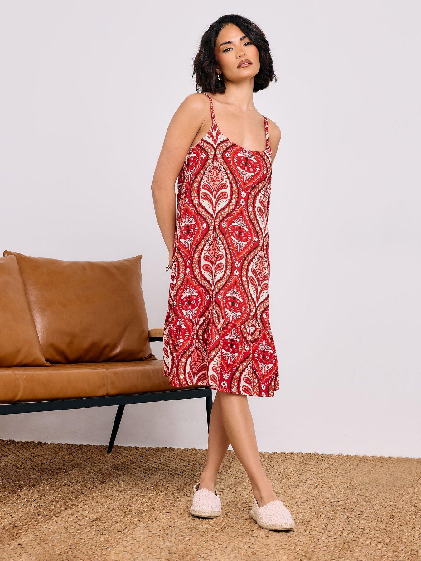  image of pixiegirl-petite-paisley-slip-mini-dress