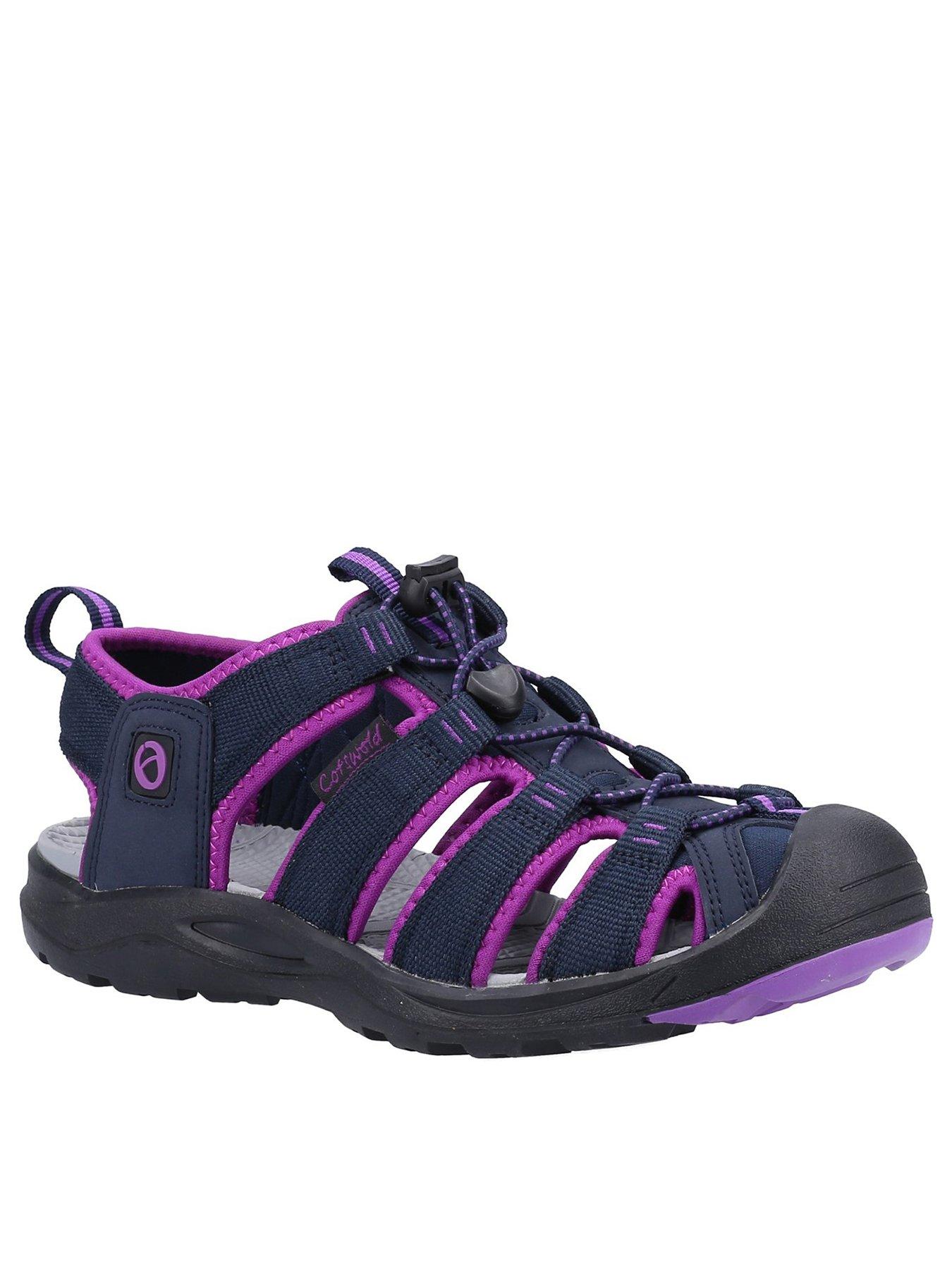 Image 2 of 4 of Cotswold Womens Marshfield Sandals - Navy/Berry