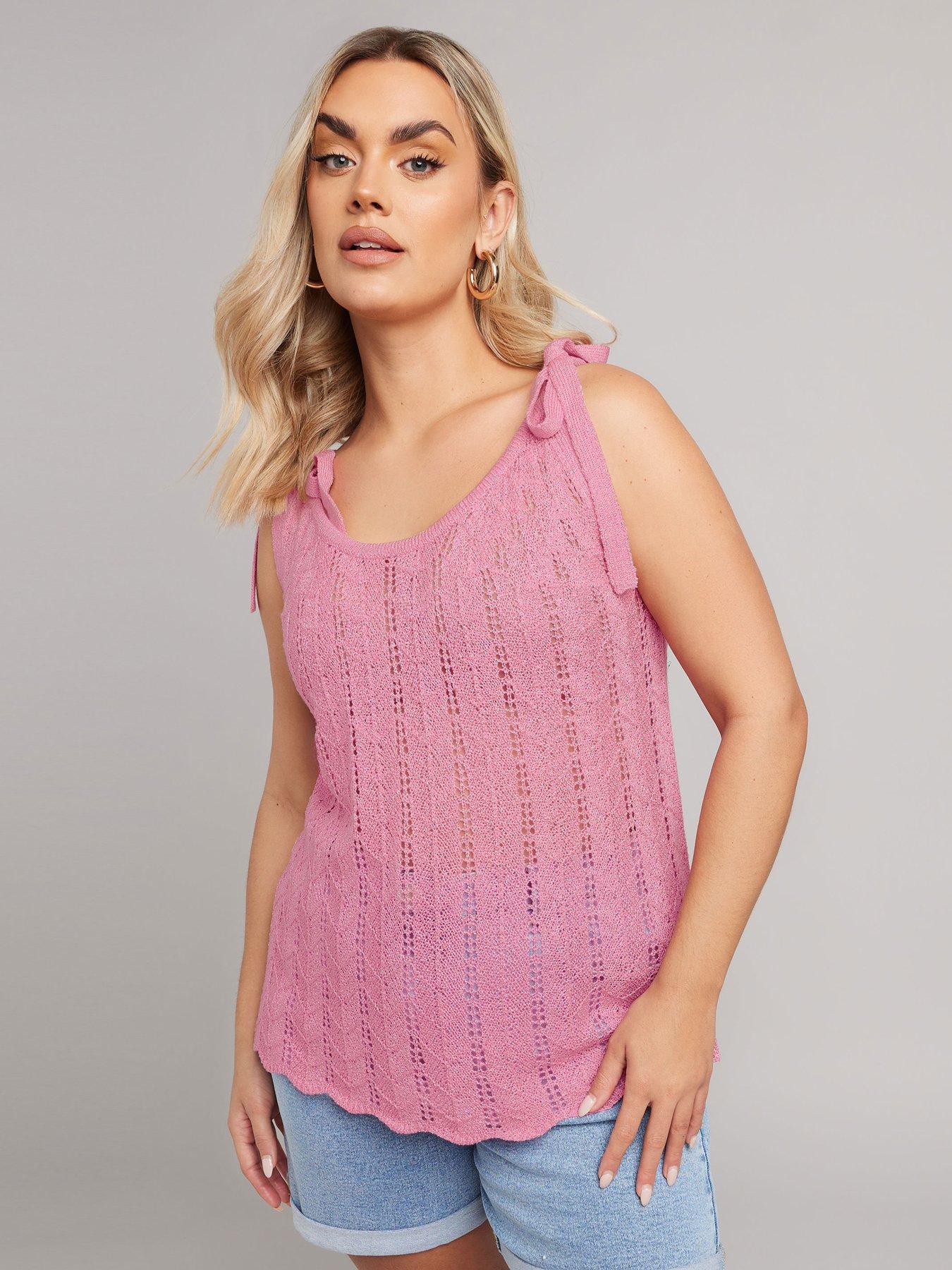 undefined Curve Tie Detail Vest
