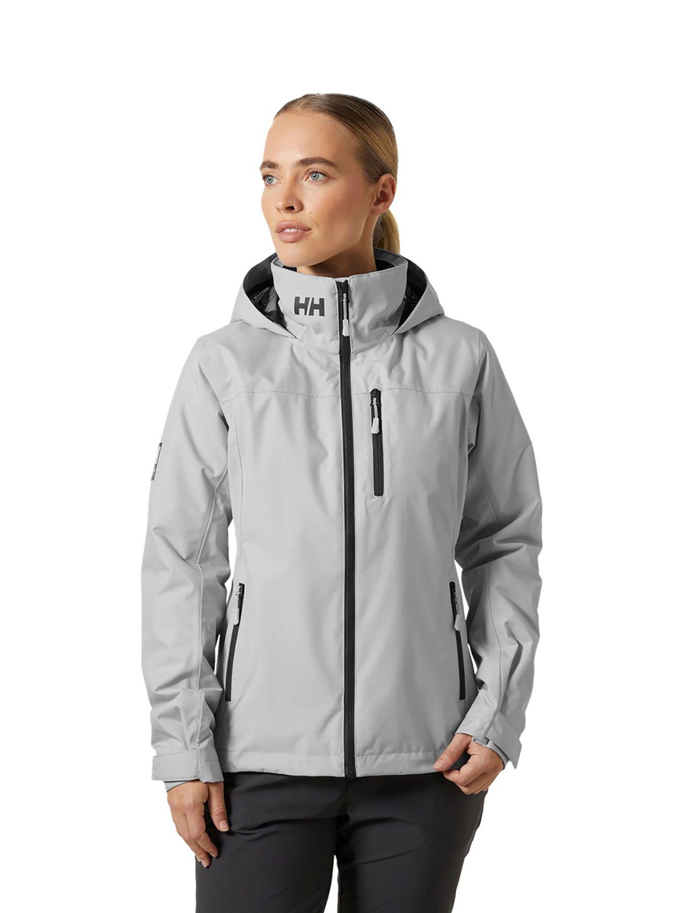 undefined Womens Crew Hooded Jacket - Grey