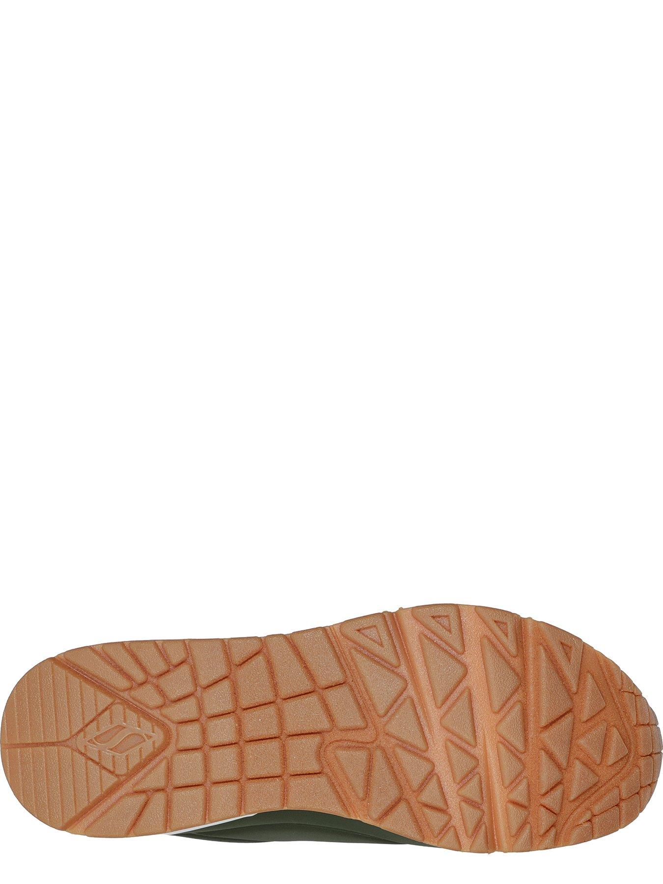 Image 4 of 5 of Skechers Uno Shimmer Away Durabuck Slip-on Trainer - Olive