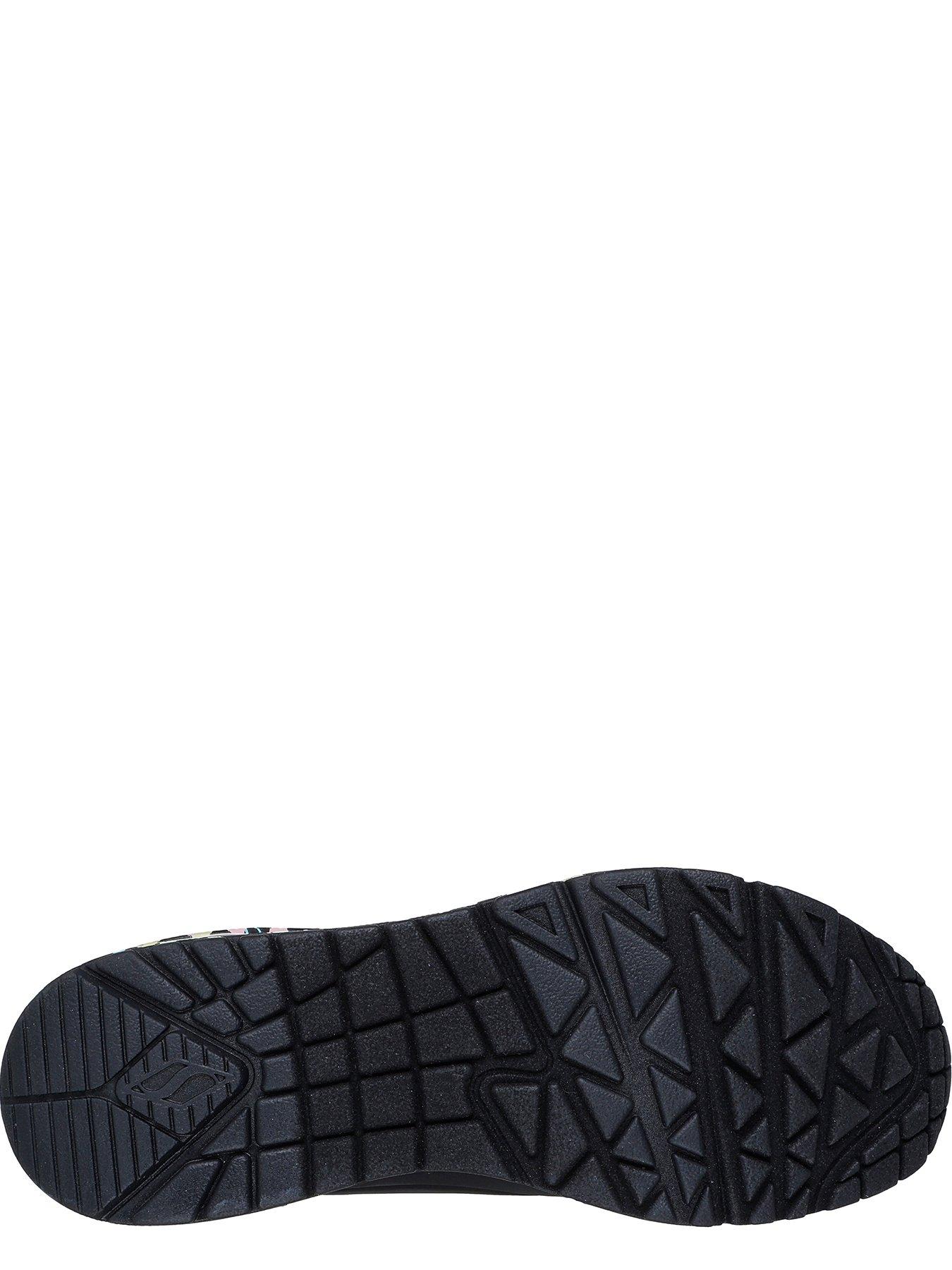  image of skechers-uno-spread-the-love-wedge-trainer-black