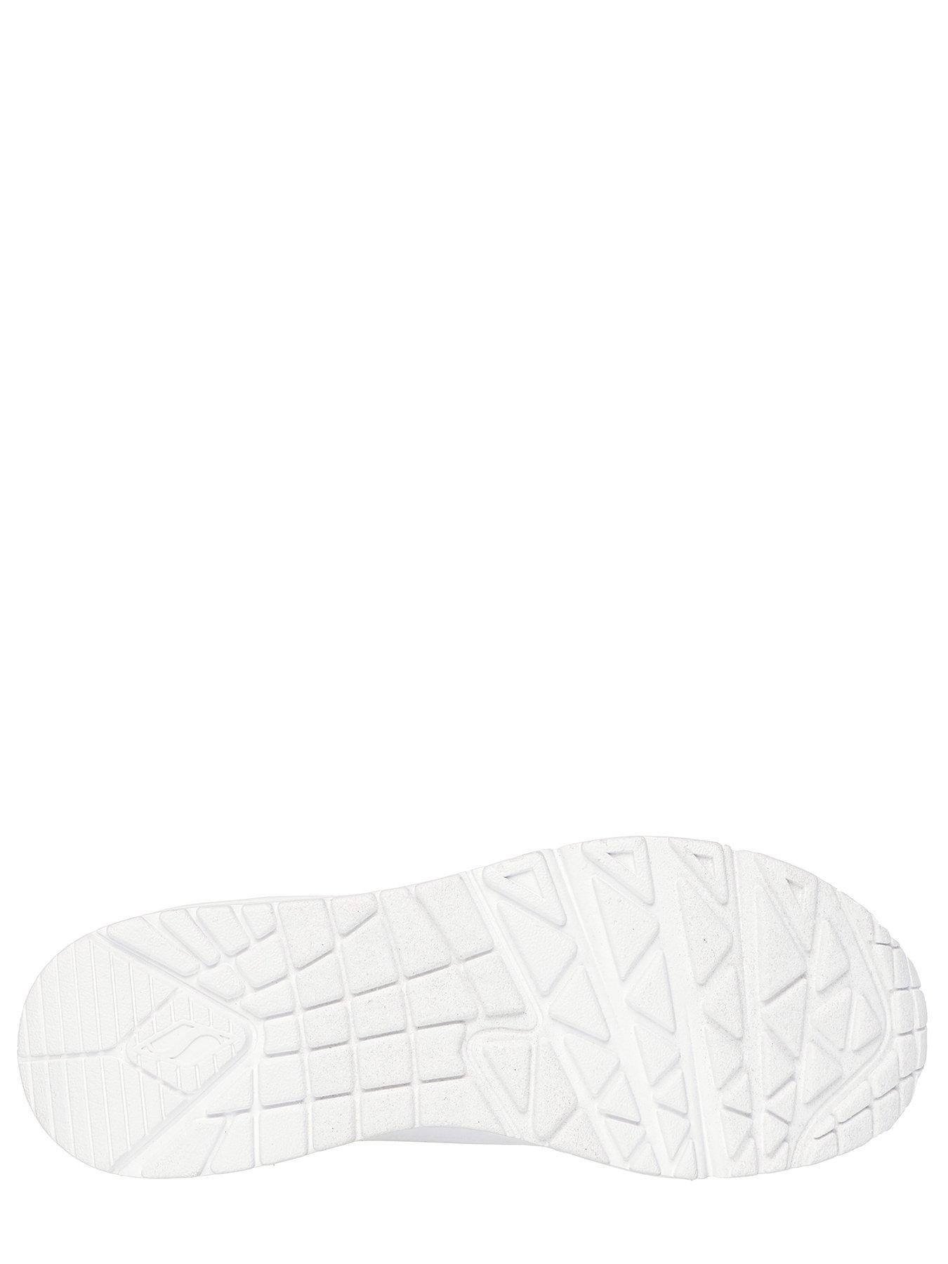 Image 4 of 5 of Skechers Uno Golden Heart Wedge Trainer - White