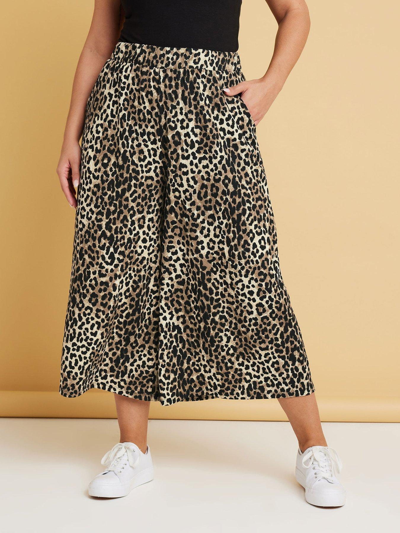 undefined Curve Jersey Midaxi Culotte - Brown