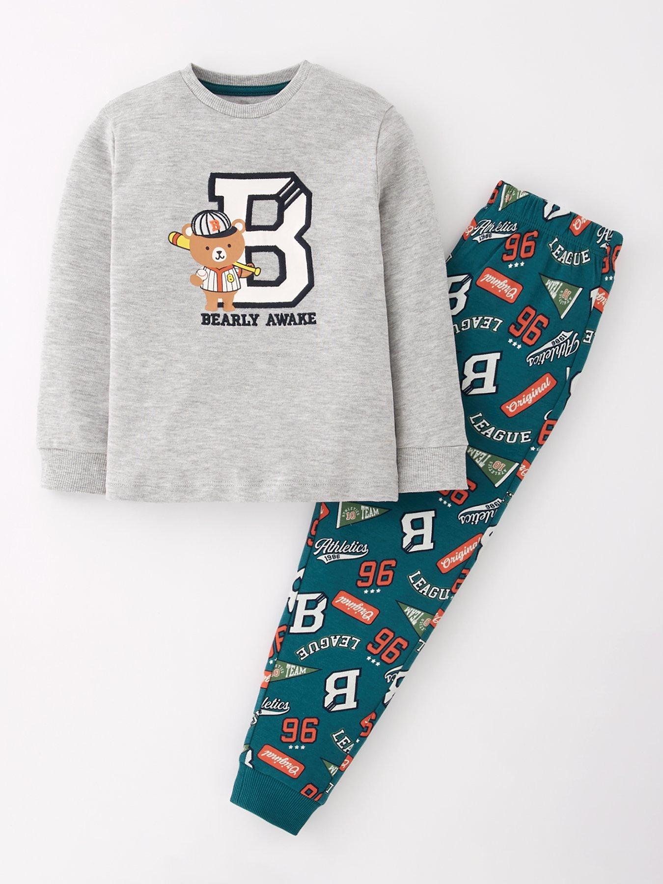 undefined Boys Collegiate Single Pyjama Set - Multi