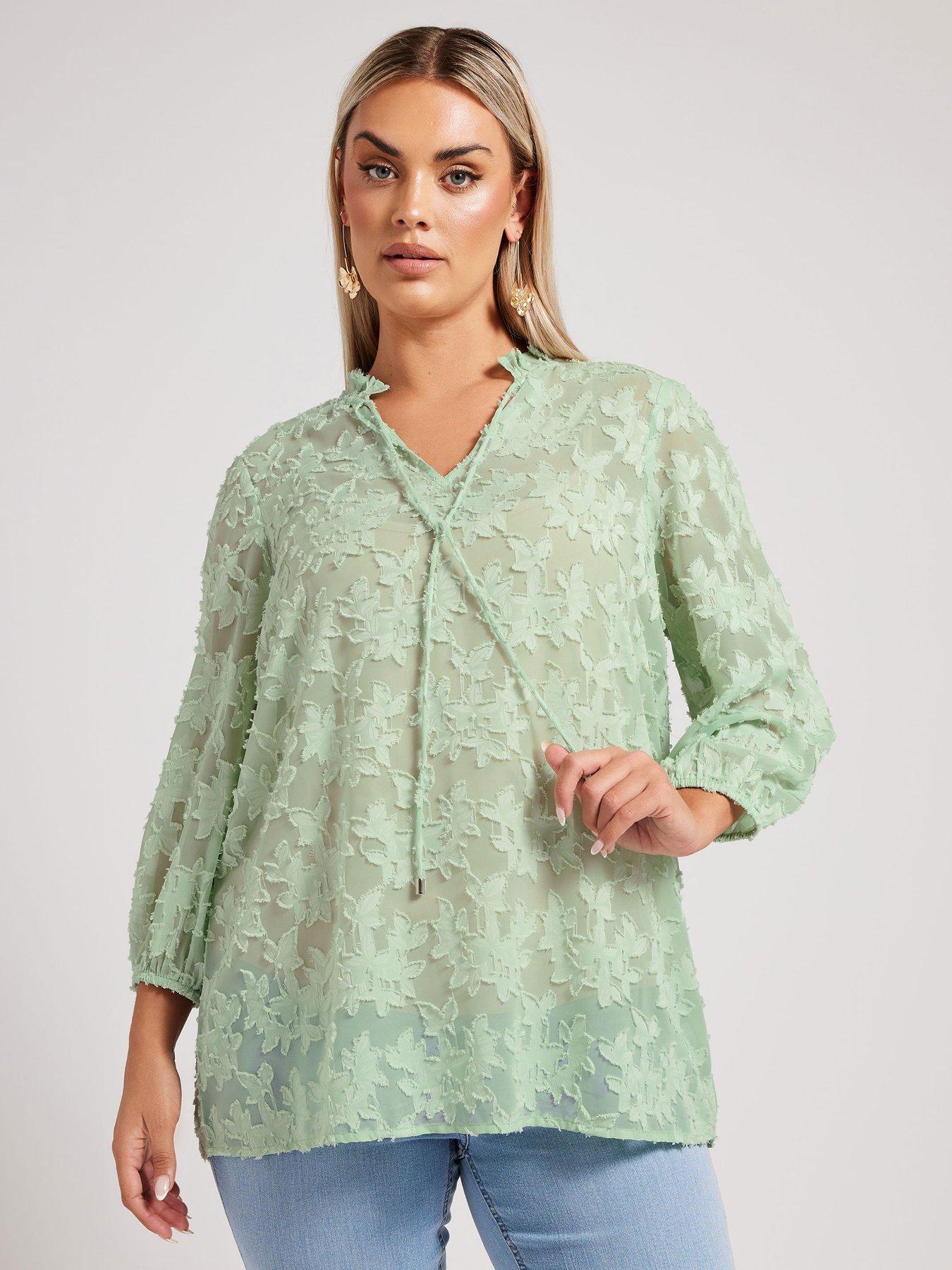 undefined Curve Burn Out Shirt