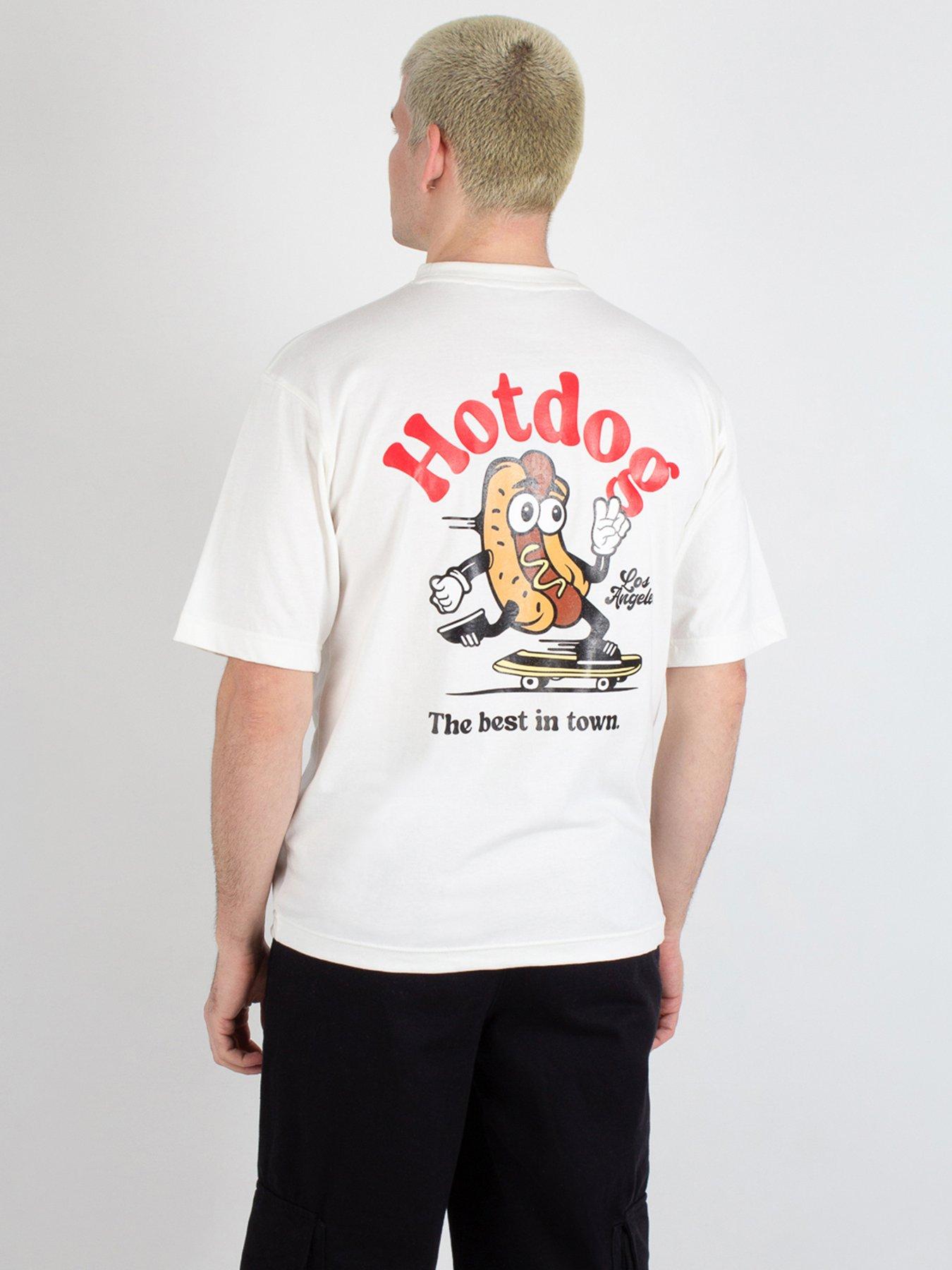 Criminal Damage Graphic Backprint T-Shirt - Off White | Littlewoods