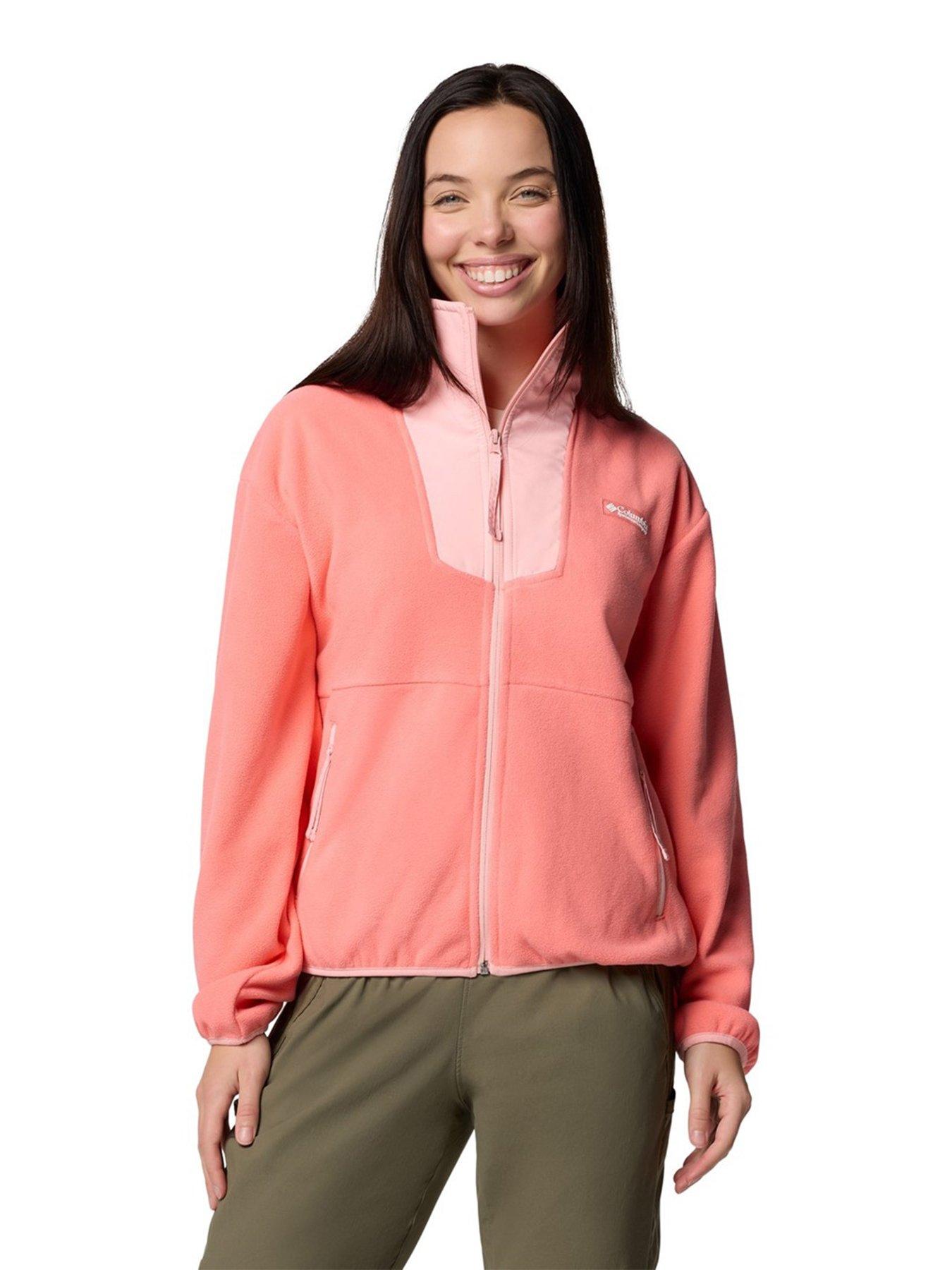 columbia-womens-sequoia-grove-full-zip-fleece-red