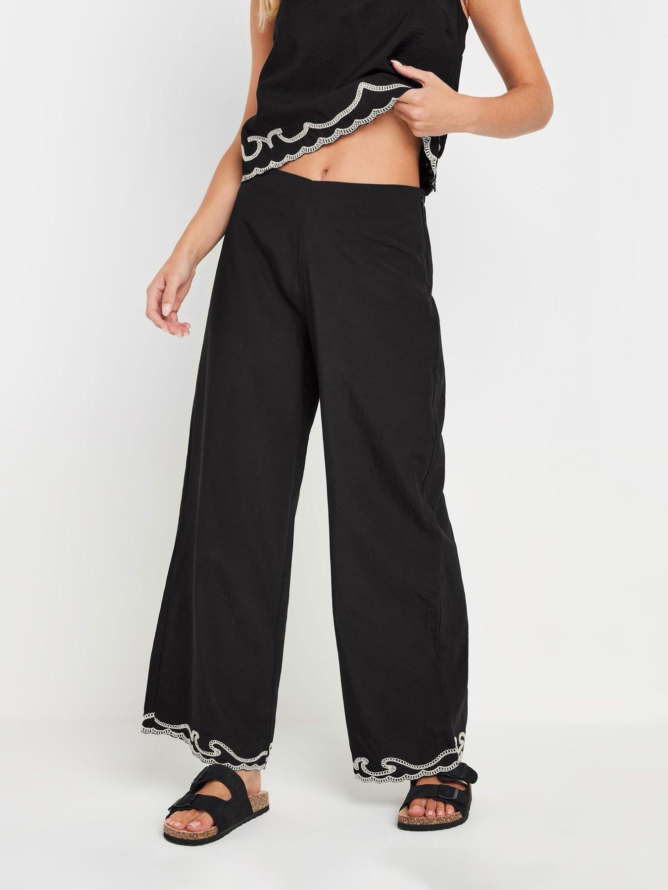 pixiegirl-petite-embroidered-hem-wide-leg-trouser-black