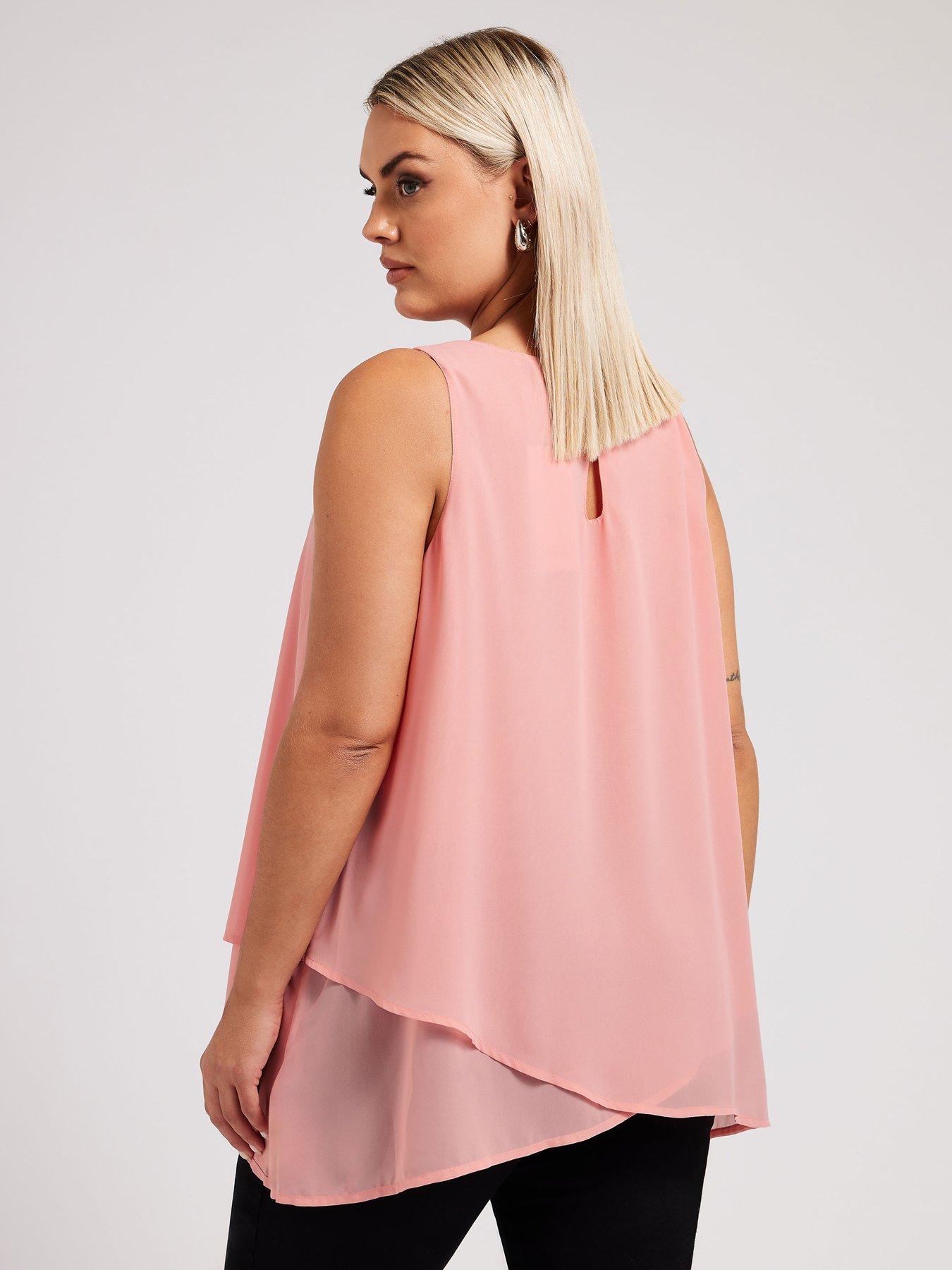  image of yours-curve-layered-top-pink